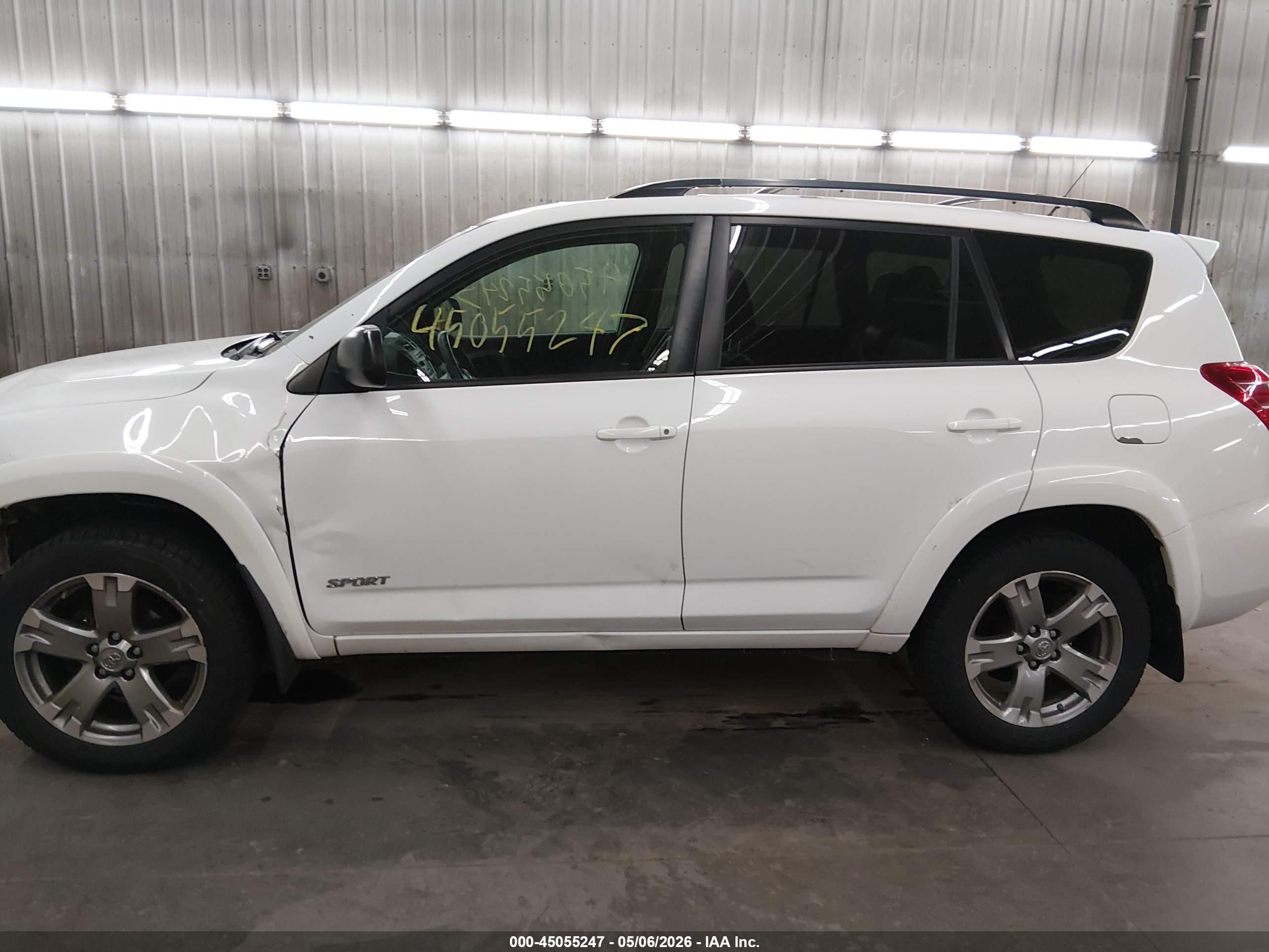 2012 Toyota Rav4 Sport White vin: 2T3RF4DV6CW224540