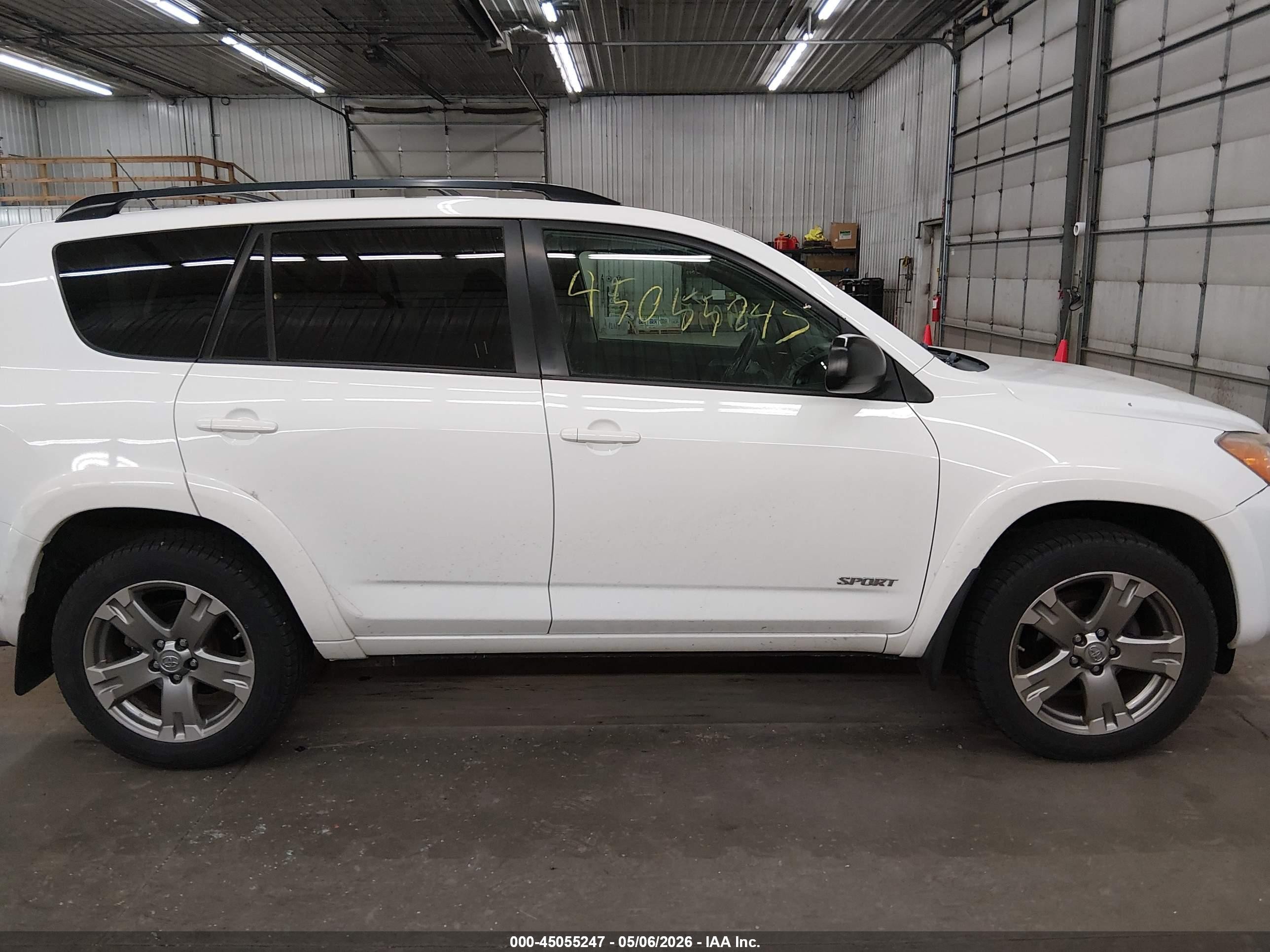2012 Toyota Rav4 Sport White vin: 2T3RF4DV6CW224540
