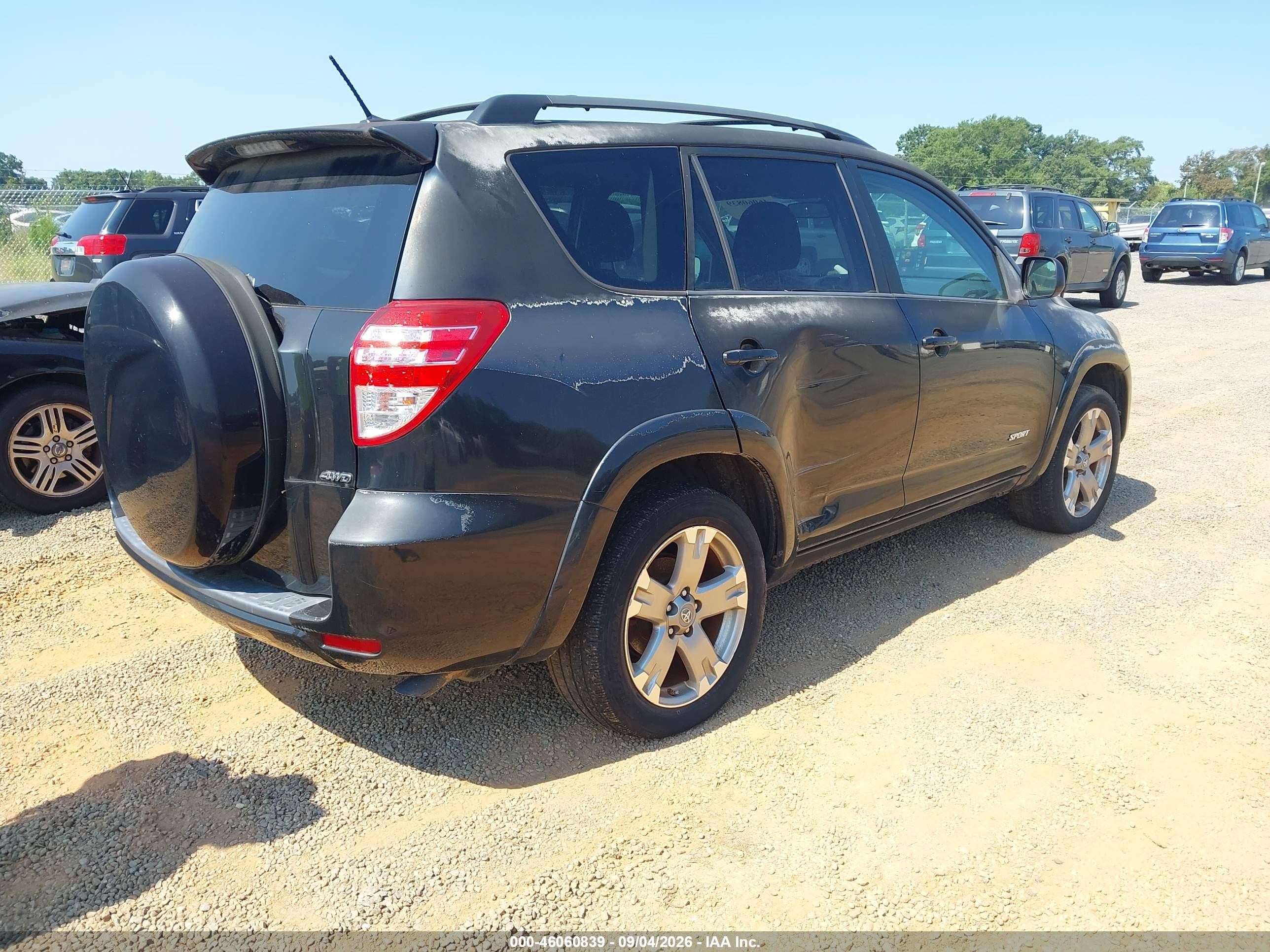 2010 Toyota Rav4 Sport Black vin: 2T3RF4DV7AW027891