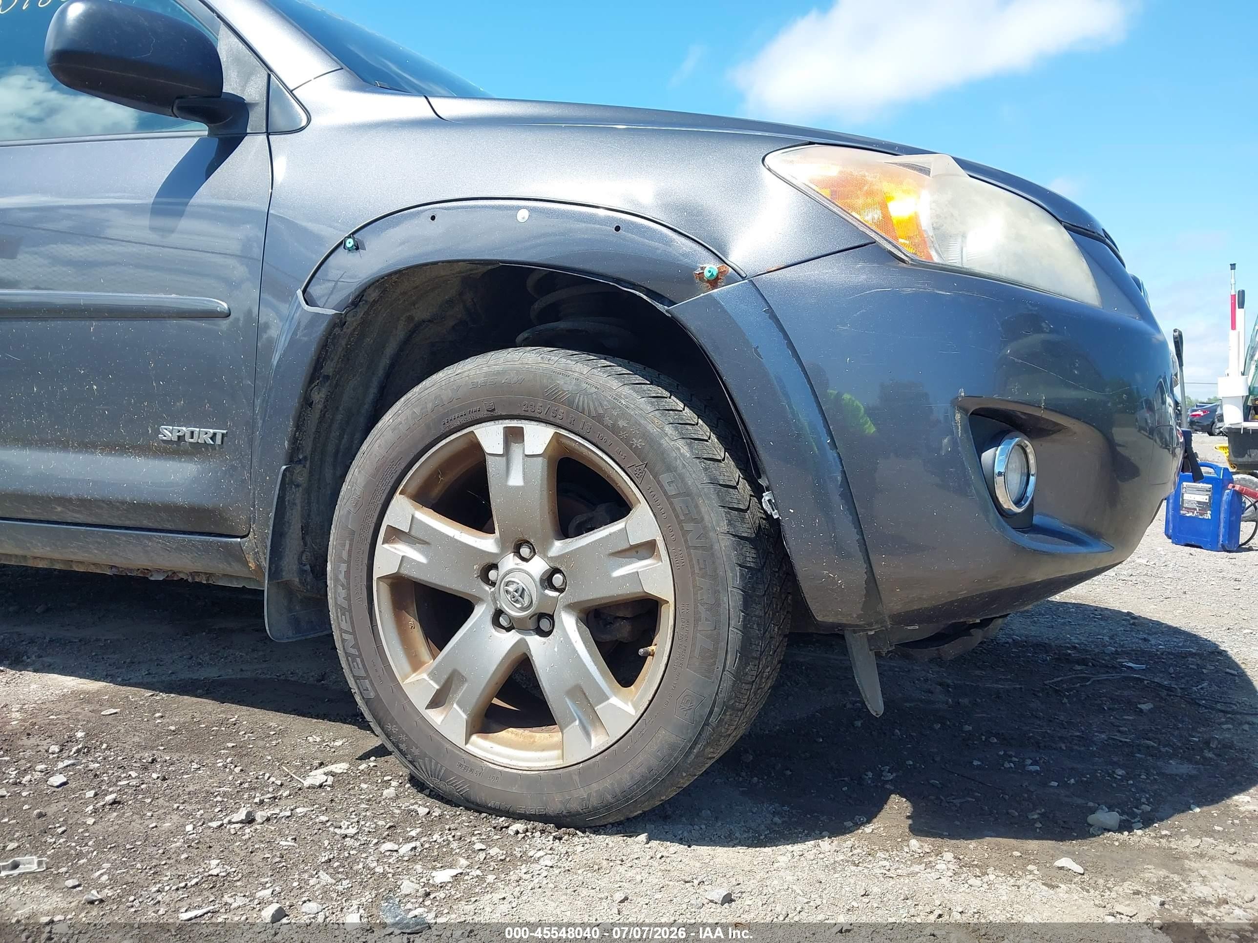 2010 Toyota Rav4 Sport Gray vin: 2T3RF4DV7AW082017