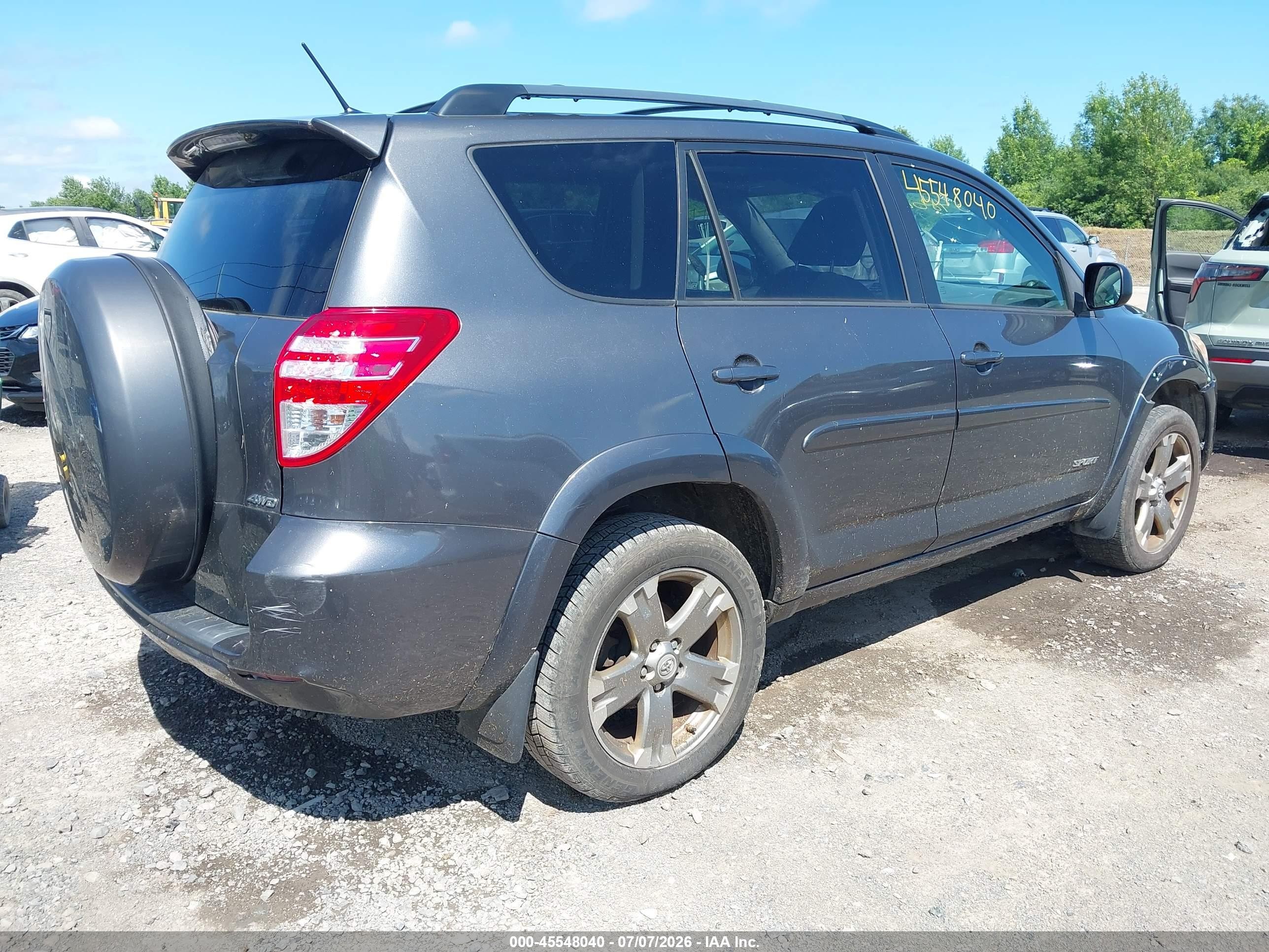 2010 Toyota Rav4 Sport Gray vin: 2T3RF4DV7AW082017