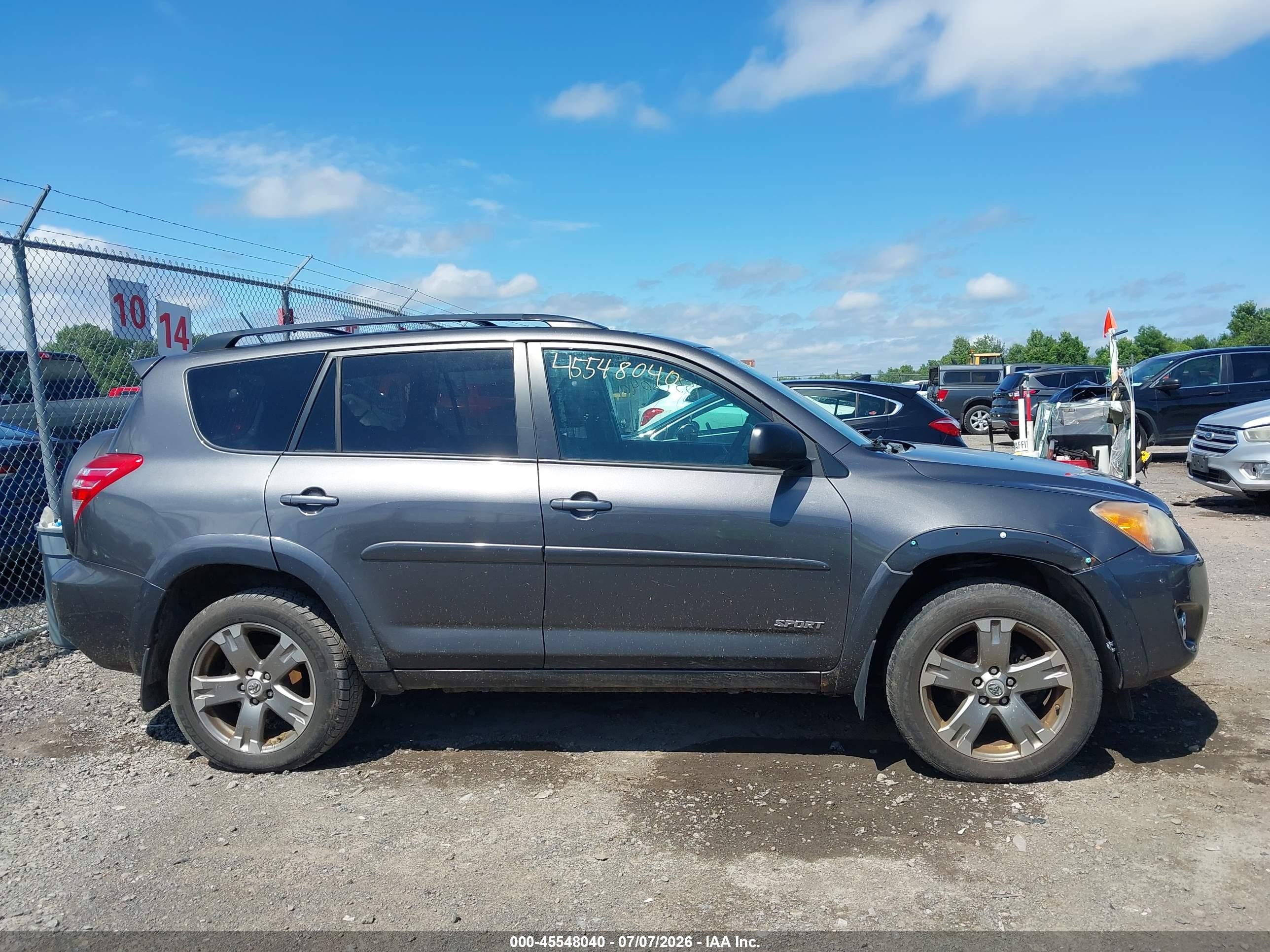 2010 Toyota Rav4 Sport Gray vin: 2T3RF4DV7AW082017