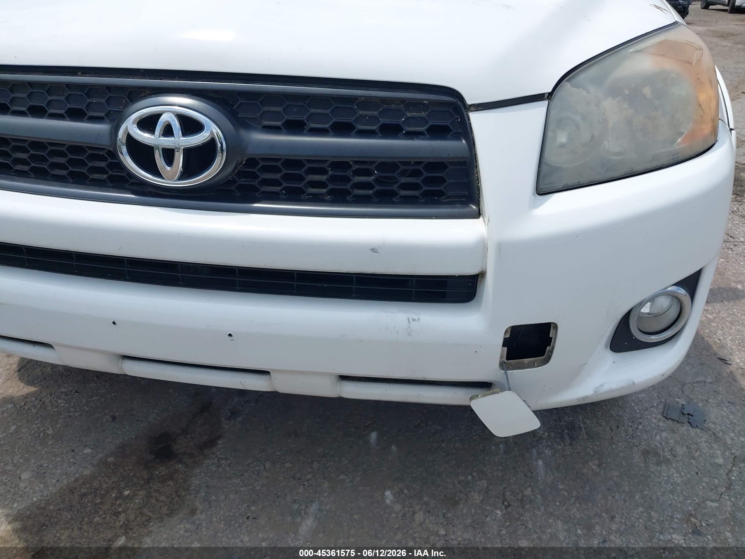 2011 Toyota Rav4 Sport White vin: 2T3RF4DV7BW093634