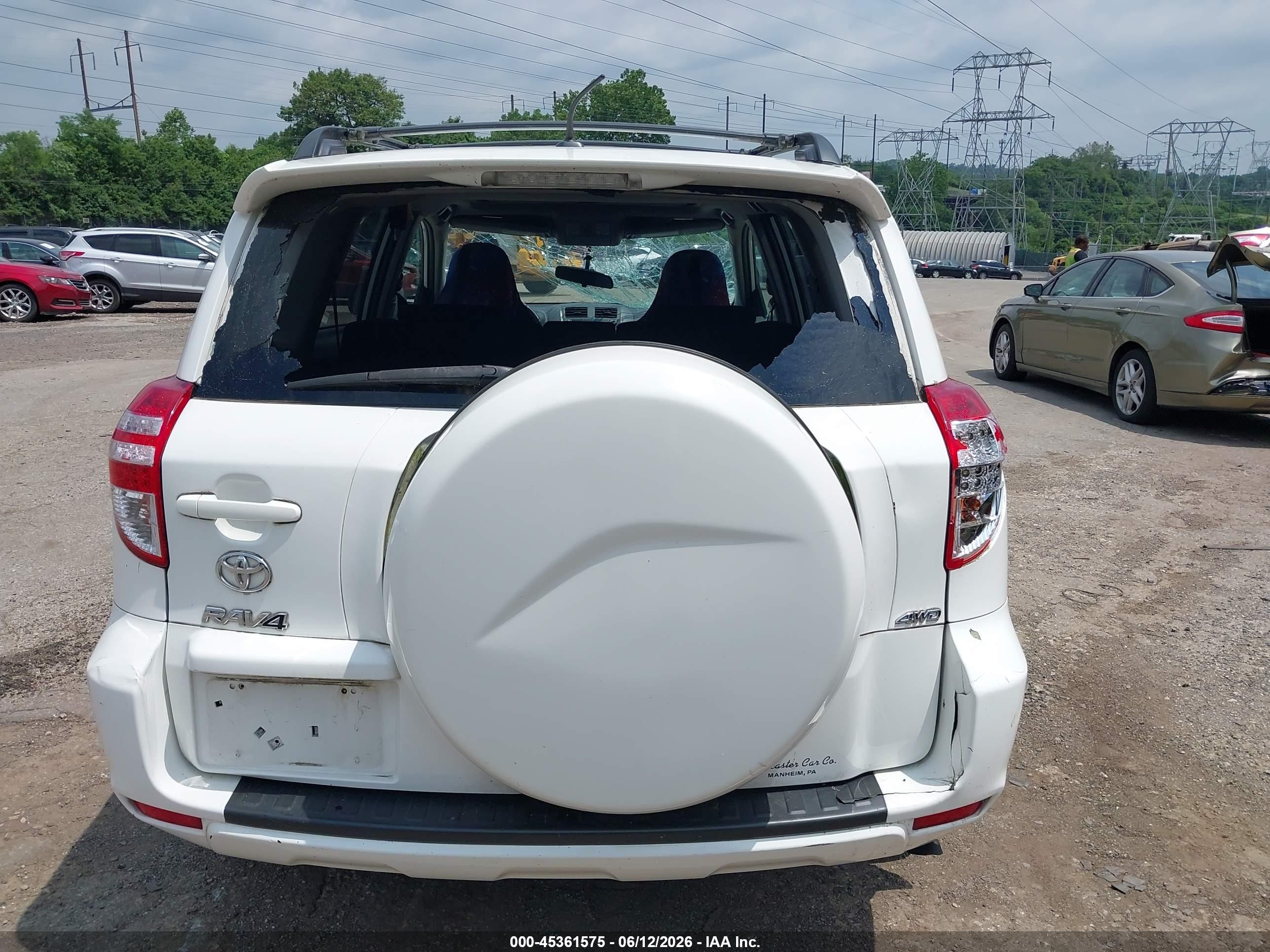 2011 Toyota Rav4 Sport White vin: 2T3RF4DV7BW093634