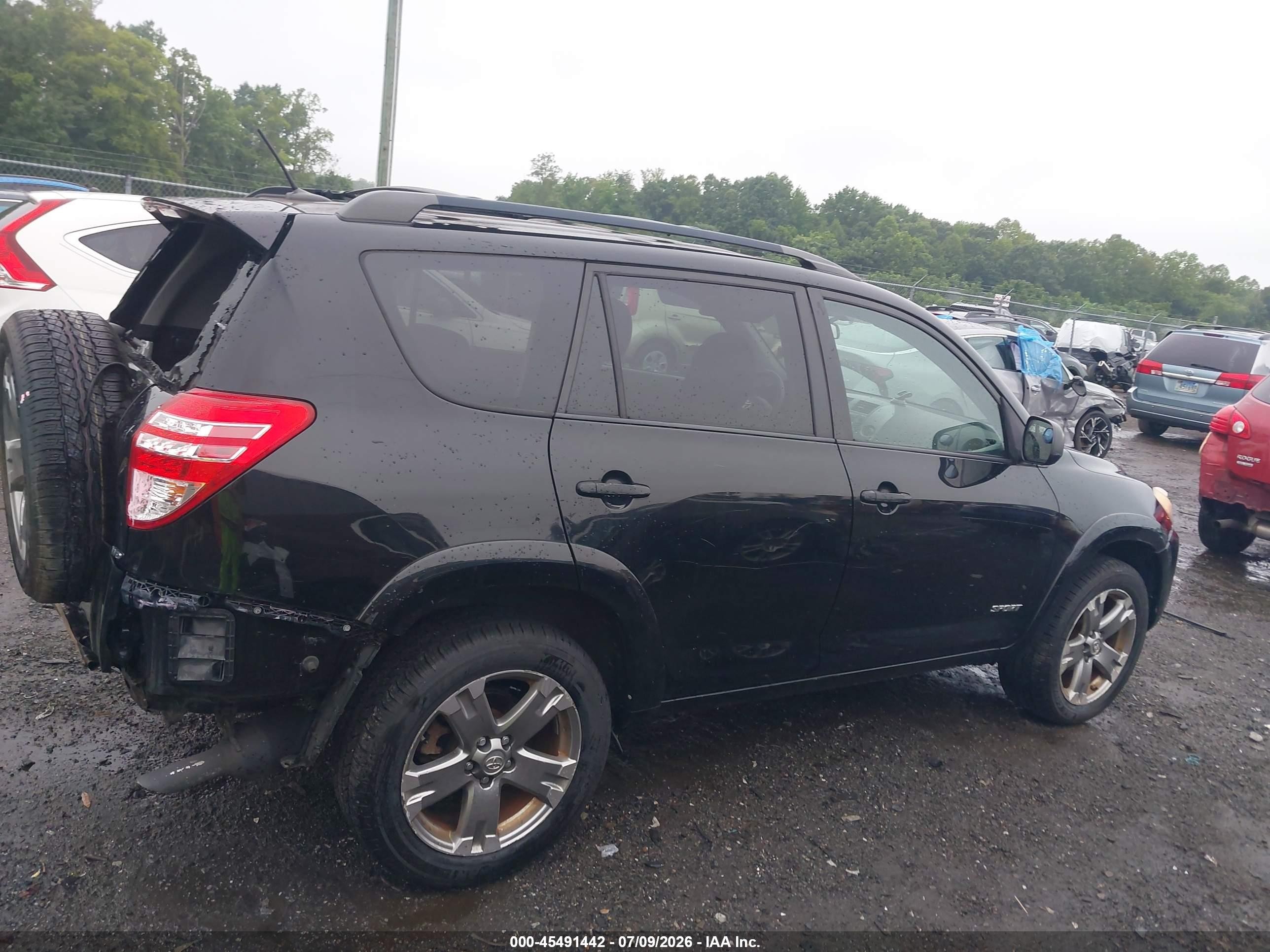 2011 Toyota Rav4 Sport Black vin: 2T3RF4DV7BW103403