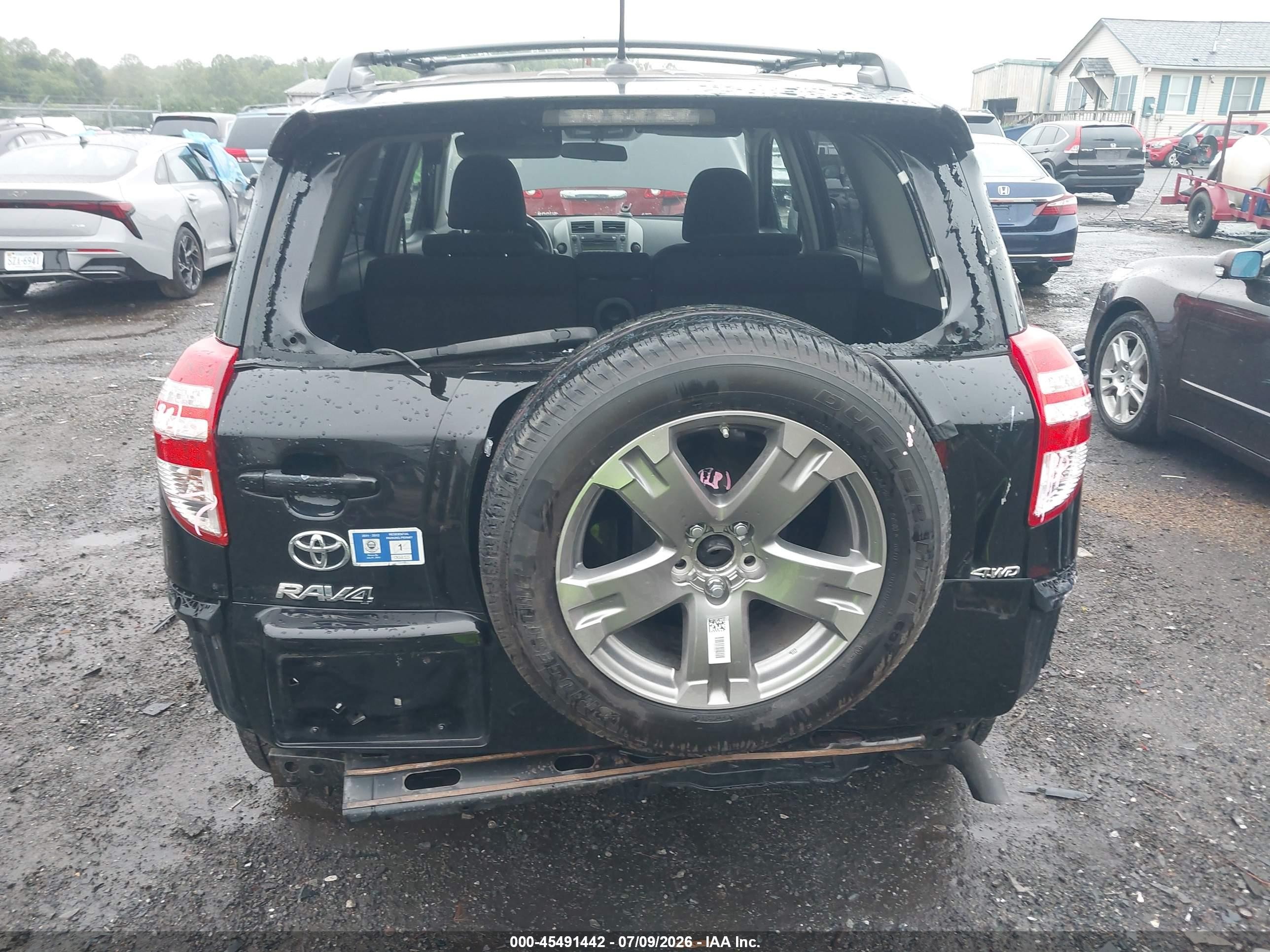 2011 Toyota Rav4 Sport Black vin: 2T3RF4DV7BW103403