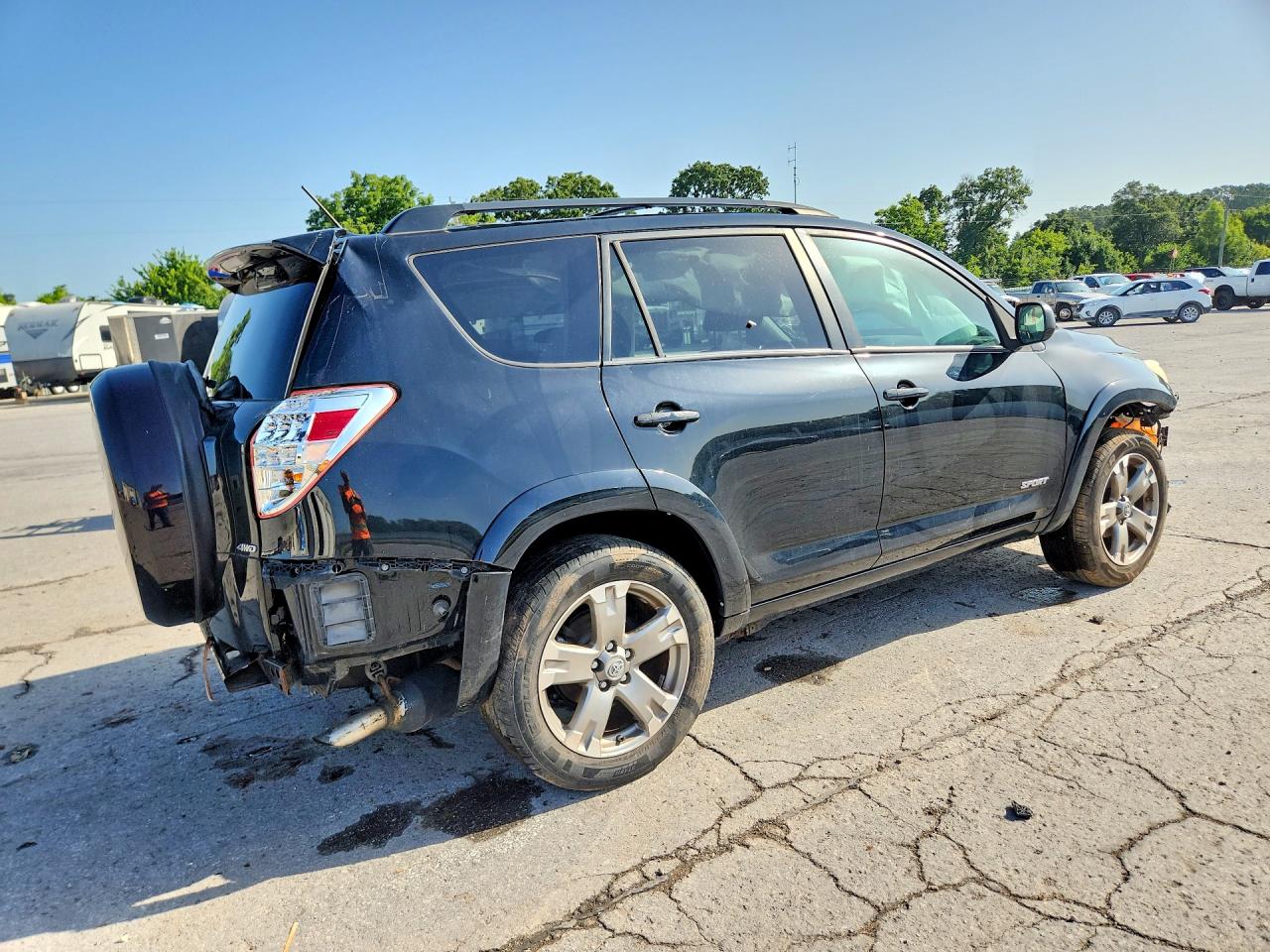 2011 Toyota Rav4 Sport Черный vin: 2T3RF4DV7BW106821