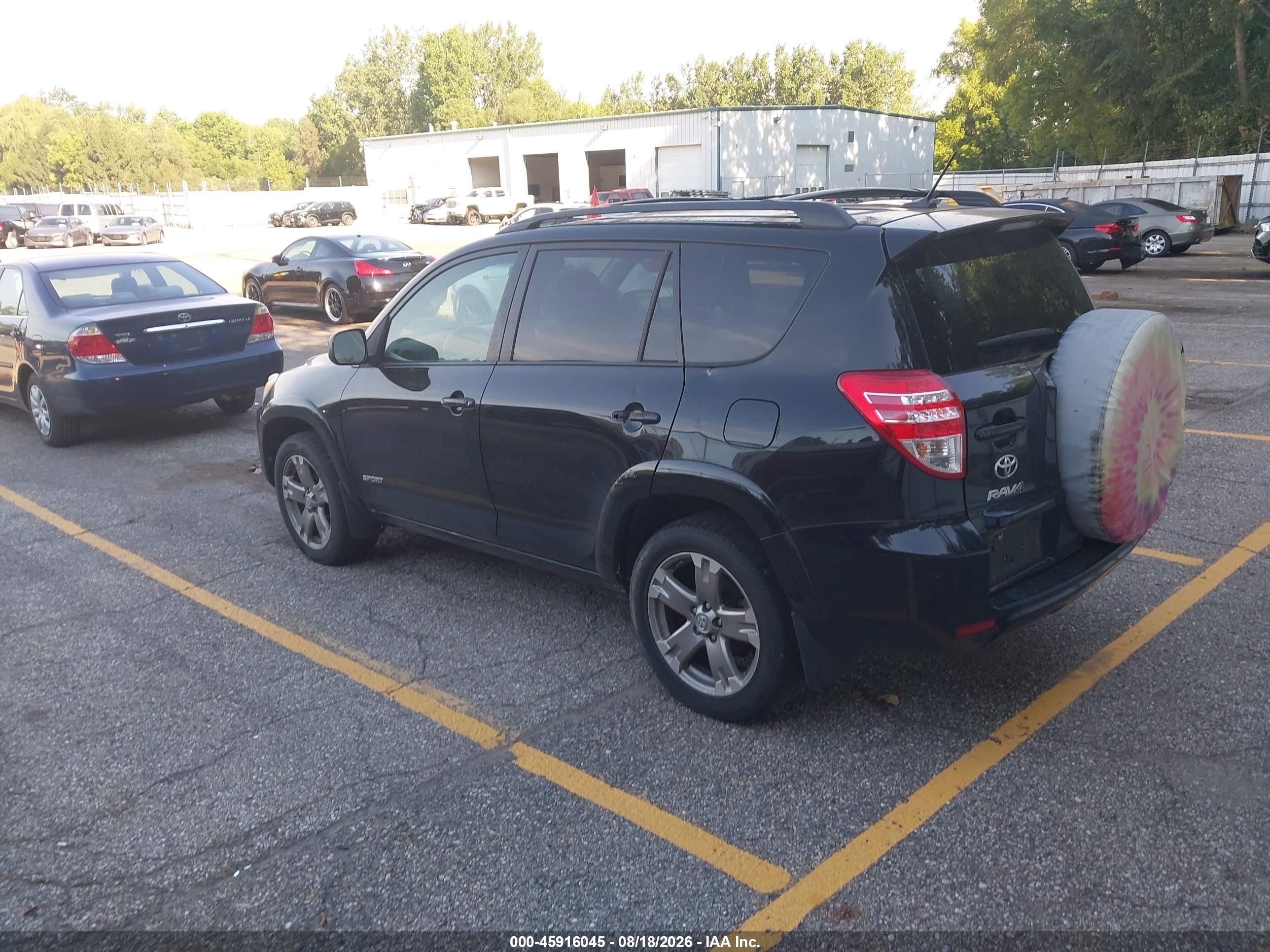 2011 Toyota Rav4 Sport Черный vin: 2T3RF4DV9BW125807