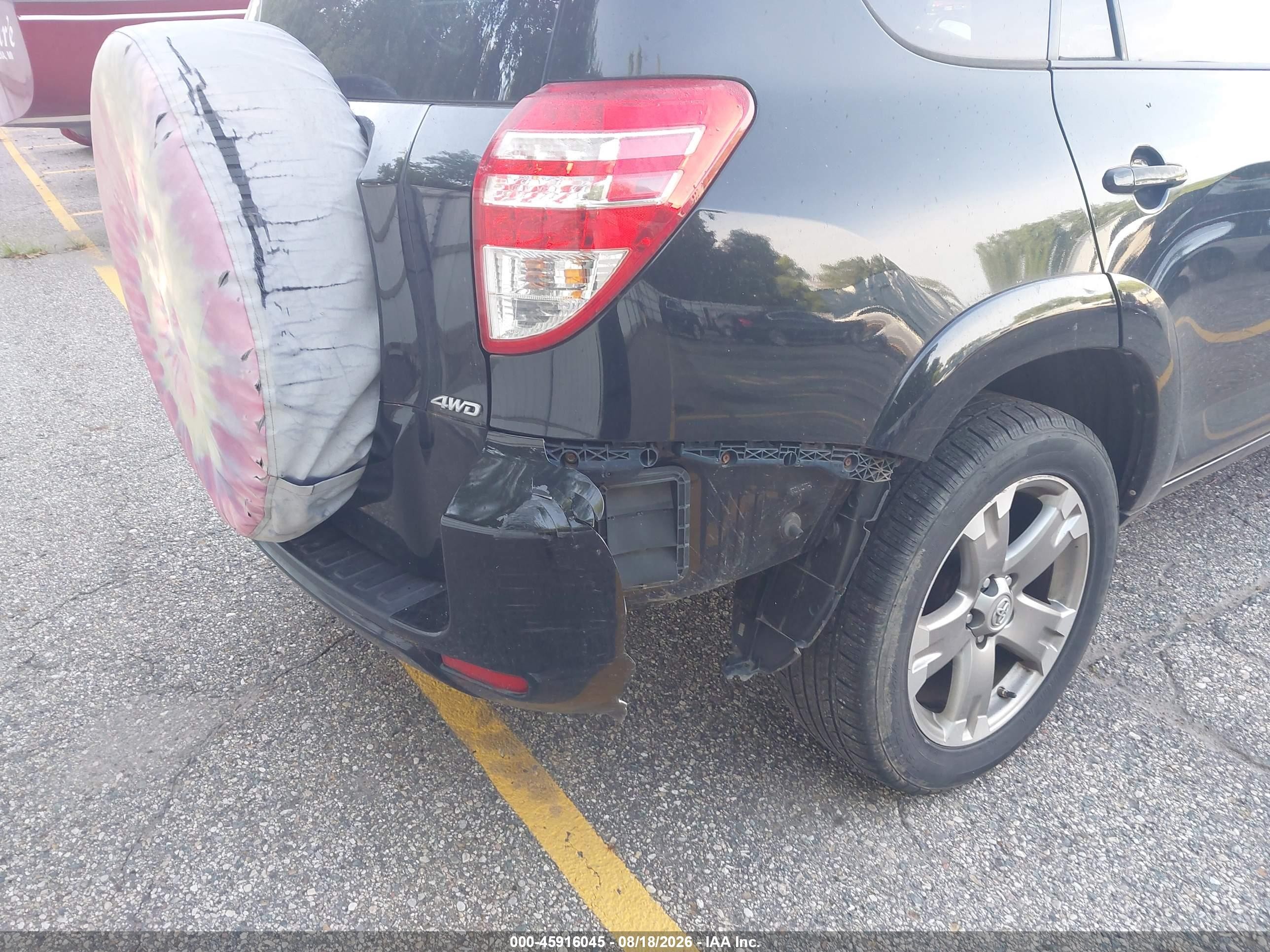 2011 Toyota Rav4 Sport Черный vin: 2T3RF4DV9BW125807