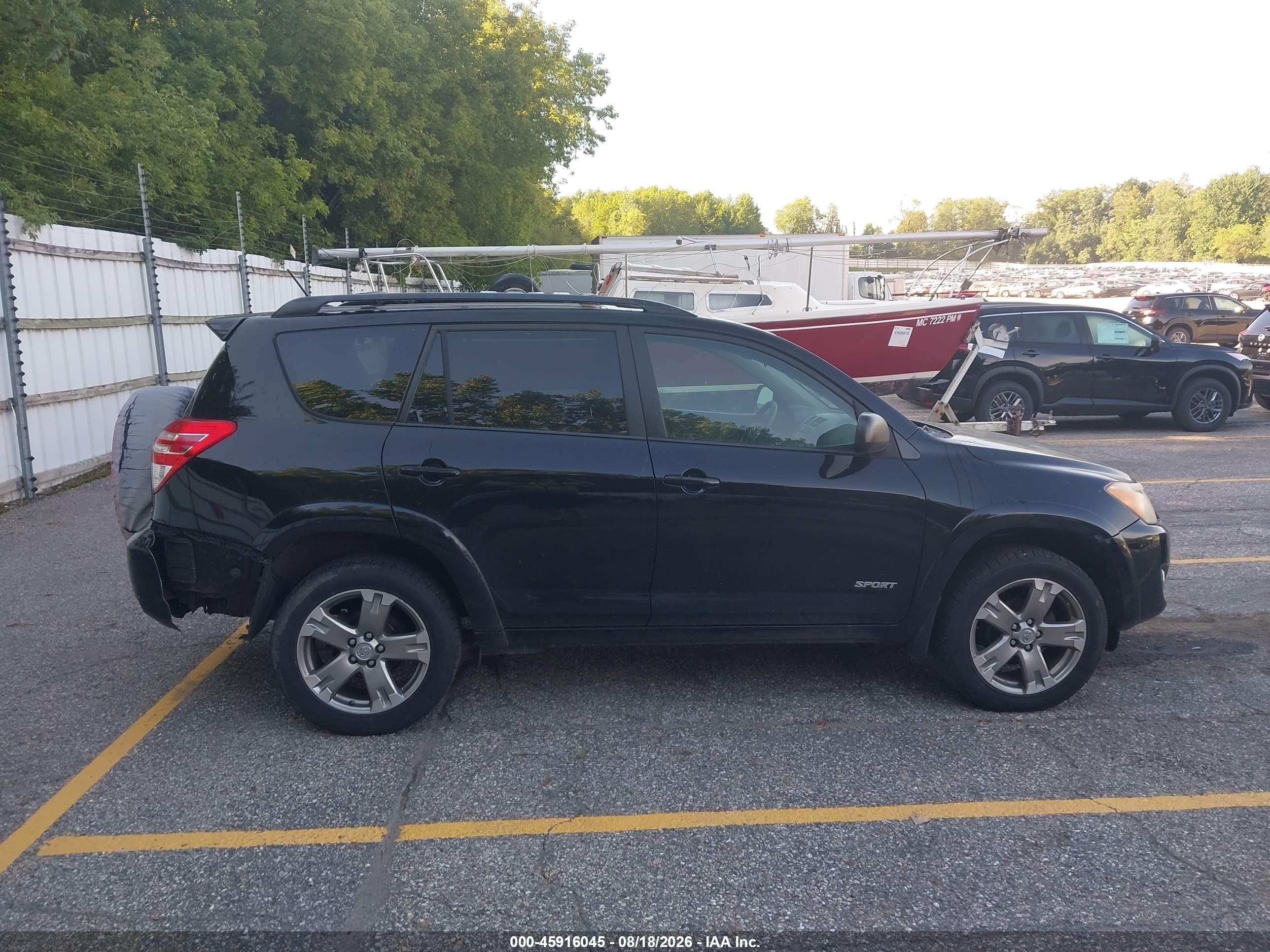 2011 Toyota Rav4 Sport Черный vin: 2T3RF4DV9BW125807