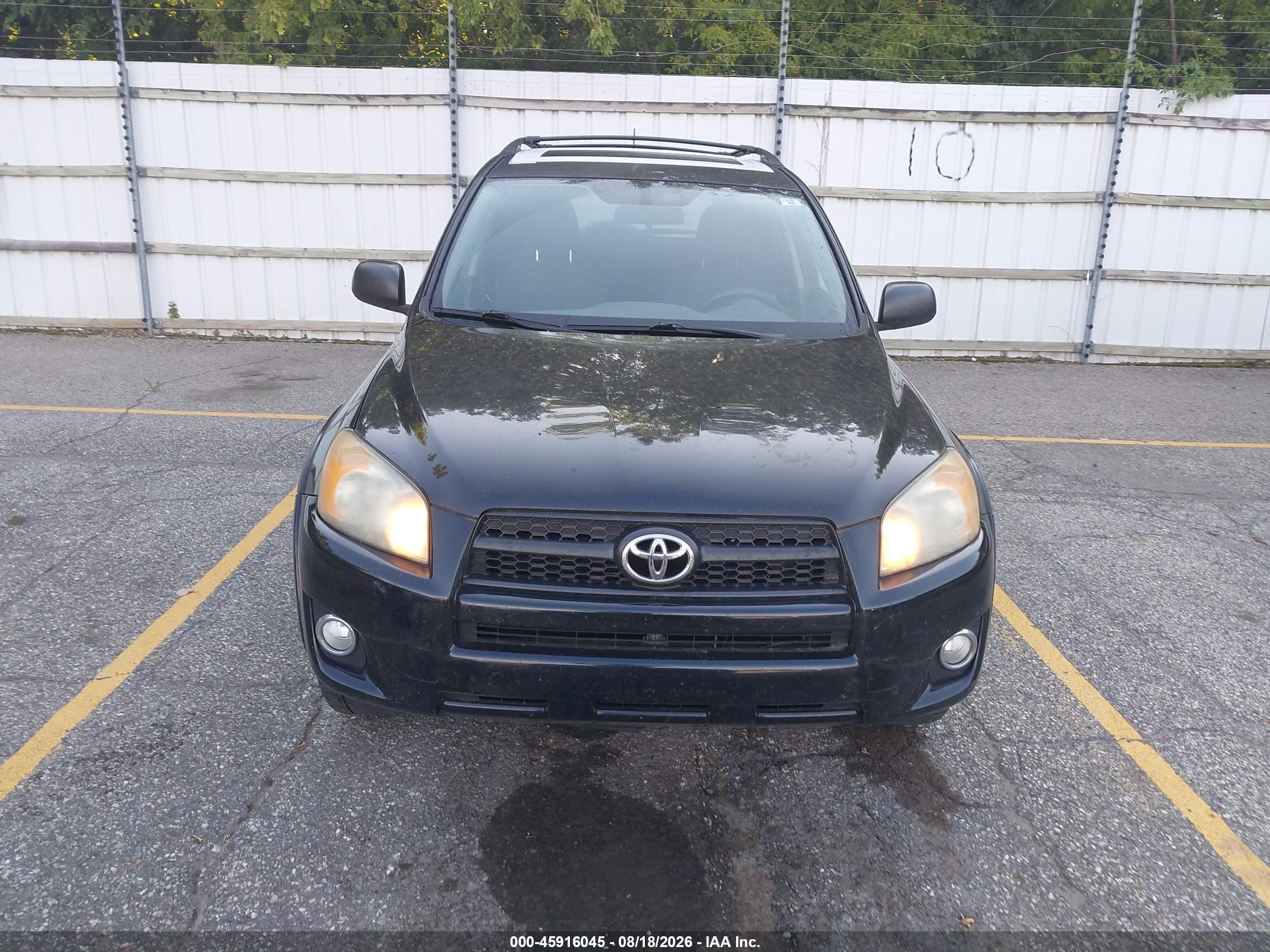 2011 Toyota Rav4 Sport Черный vin: 2T3RF4DV9BW125807