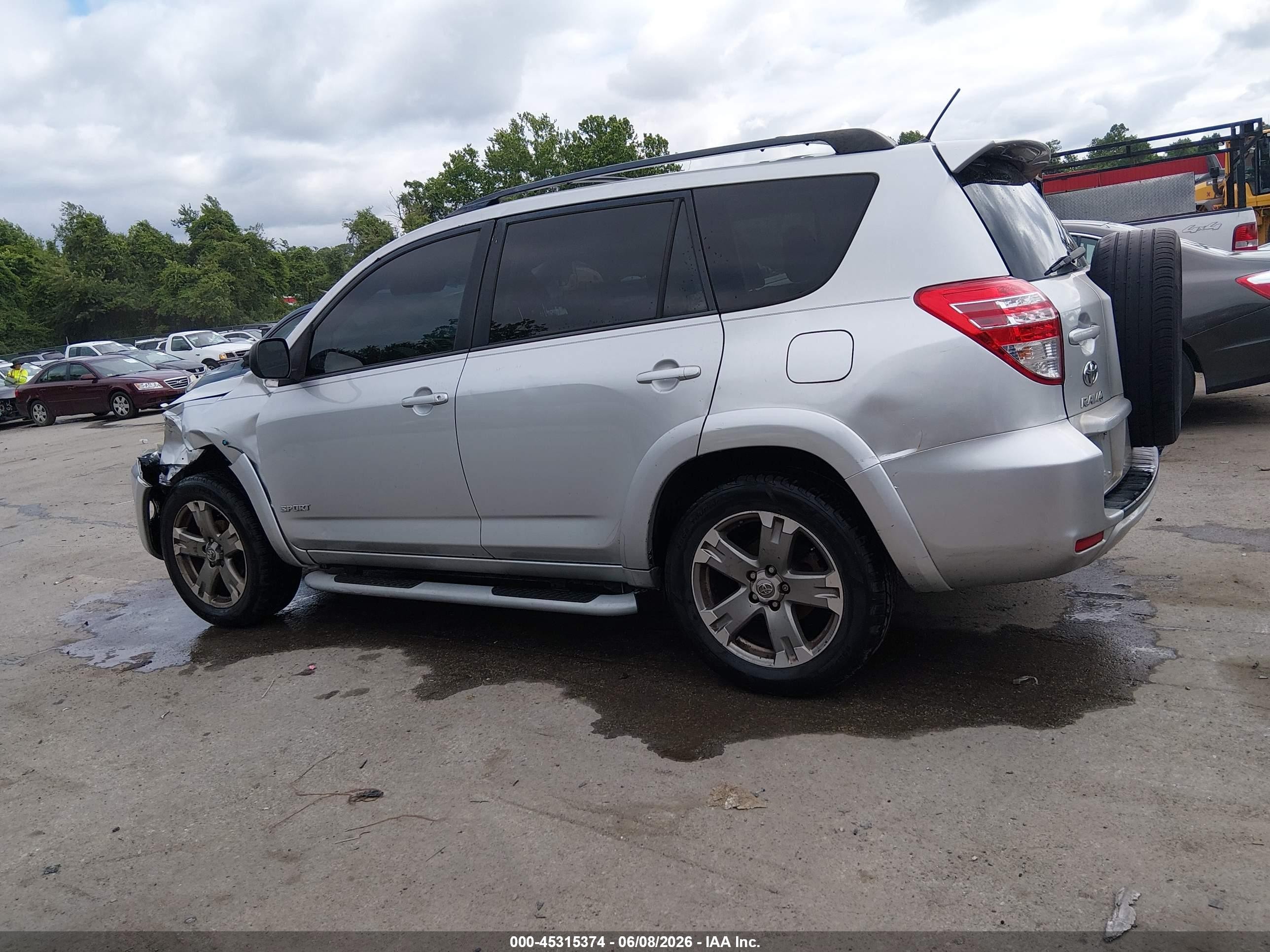 2012 Toyota Rav4 Sport Серебряный vin: 2T3RF4DV9CW225245