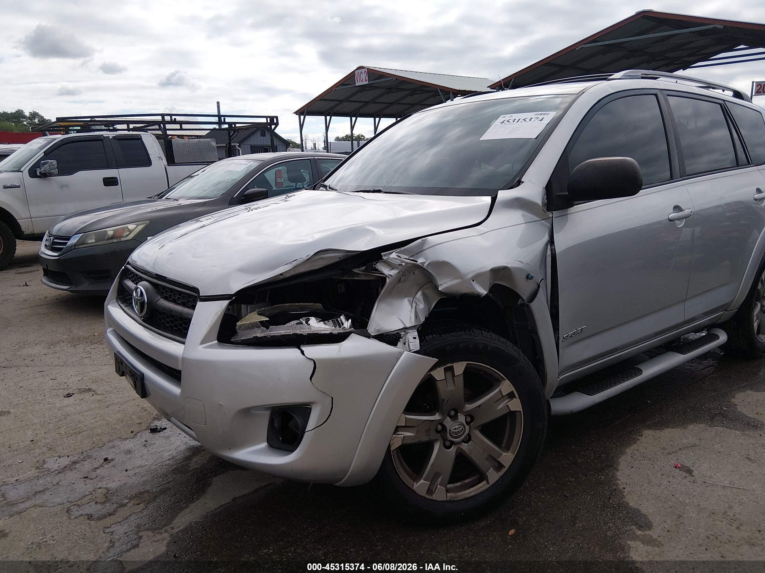 2012 Toyota Rav4 Sport Серебряный vin: 2T3RF4DV9CW225245