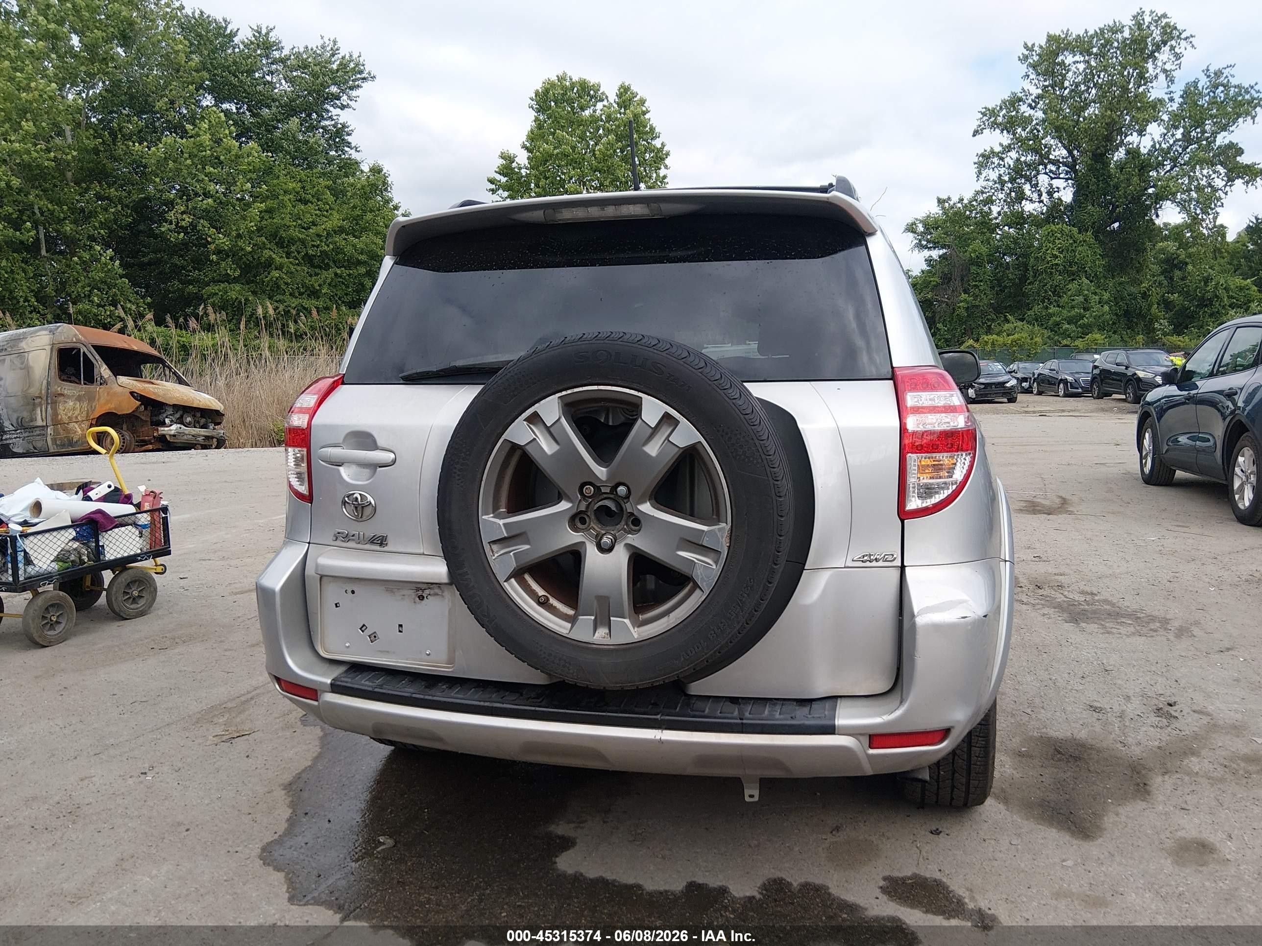 2012 Toyota Rav4 Sport Серебряный vin: 2T3RF4DV9CW225245