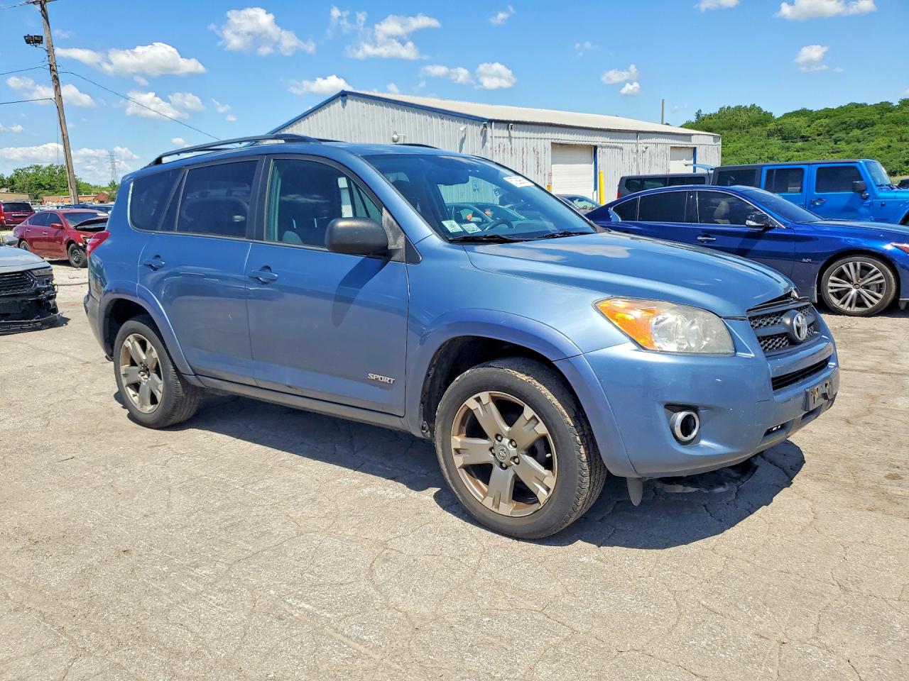 2012 Toyota Rav4 Sport Blue vin: 2T3RF4DV9CW258911