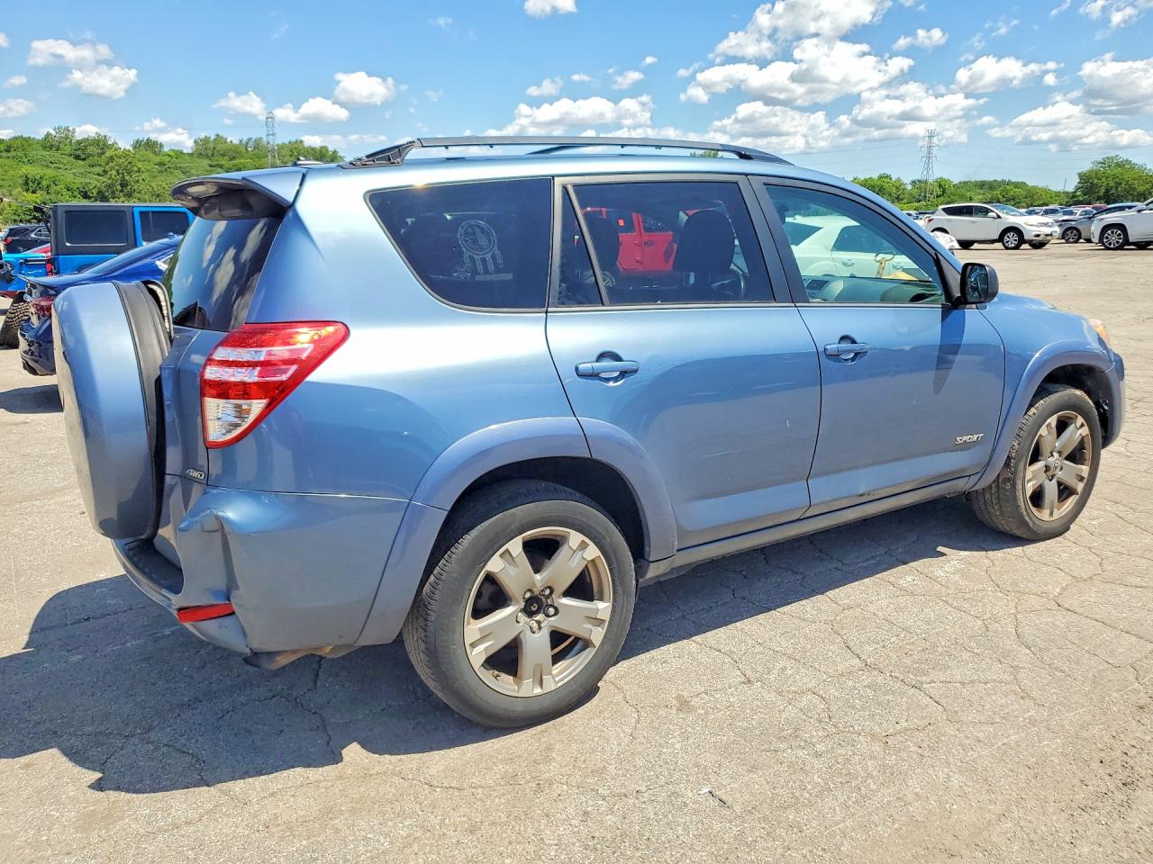 2012 Toyota Rav4 Sport Blue vin: 2T3RF4DV9CW258911