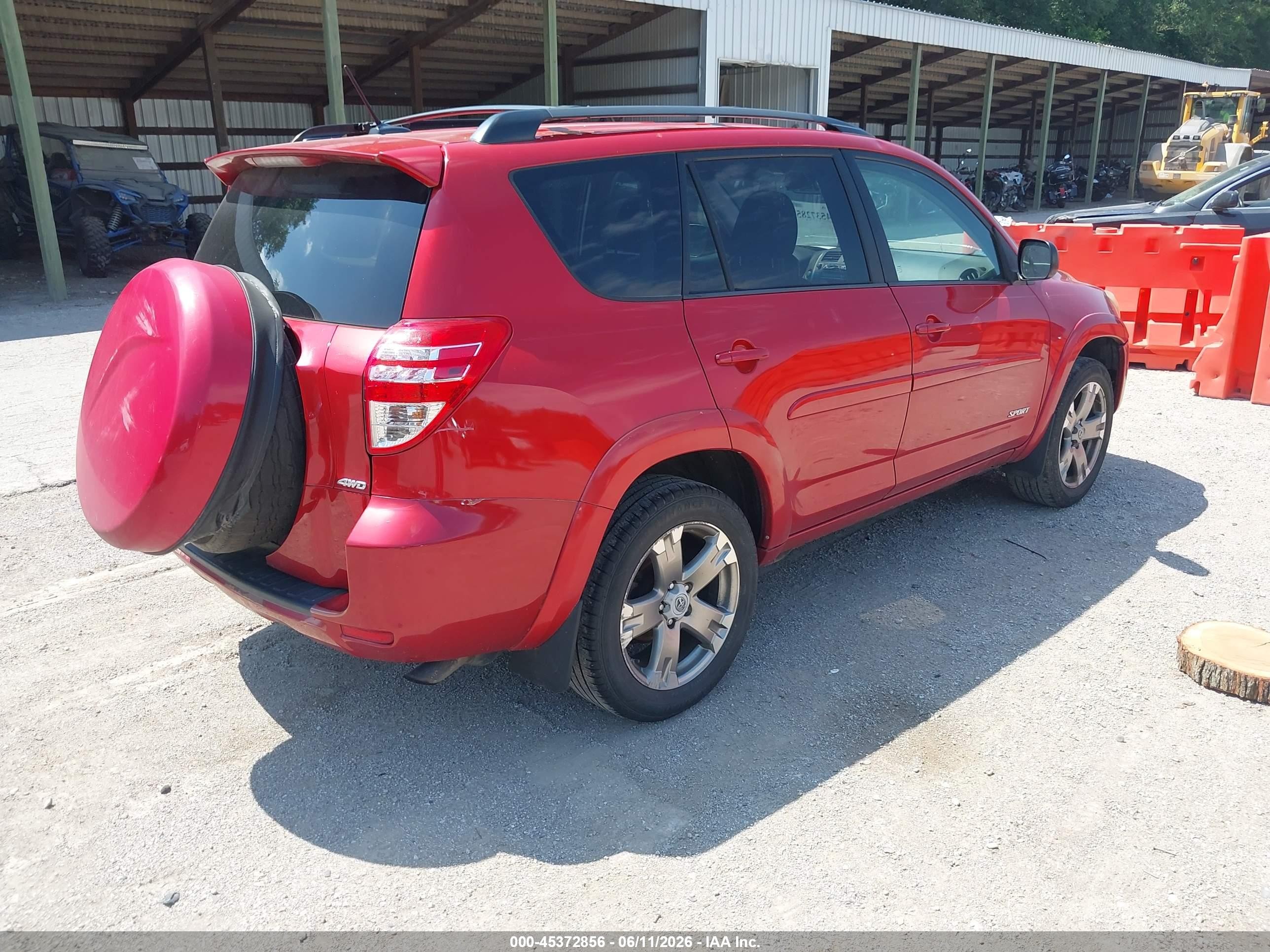 2010 Toyota Rav4 Sport Красный vin: 2T3RF4DVXAW074221