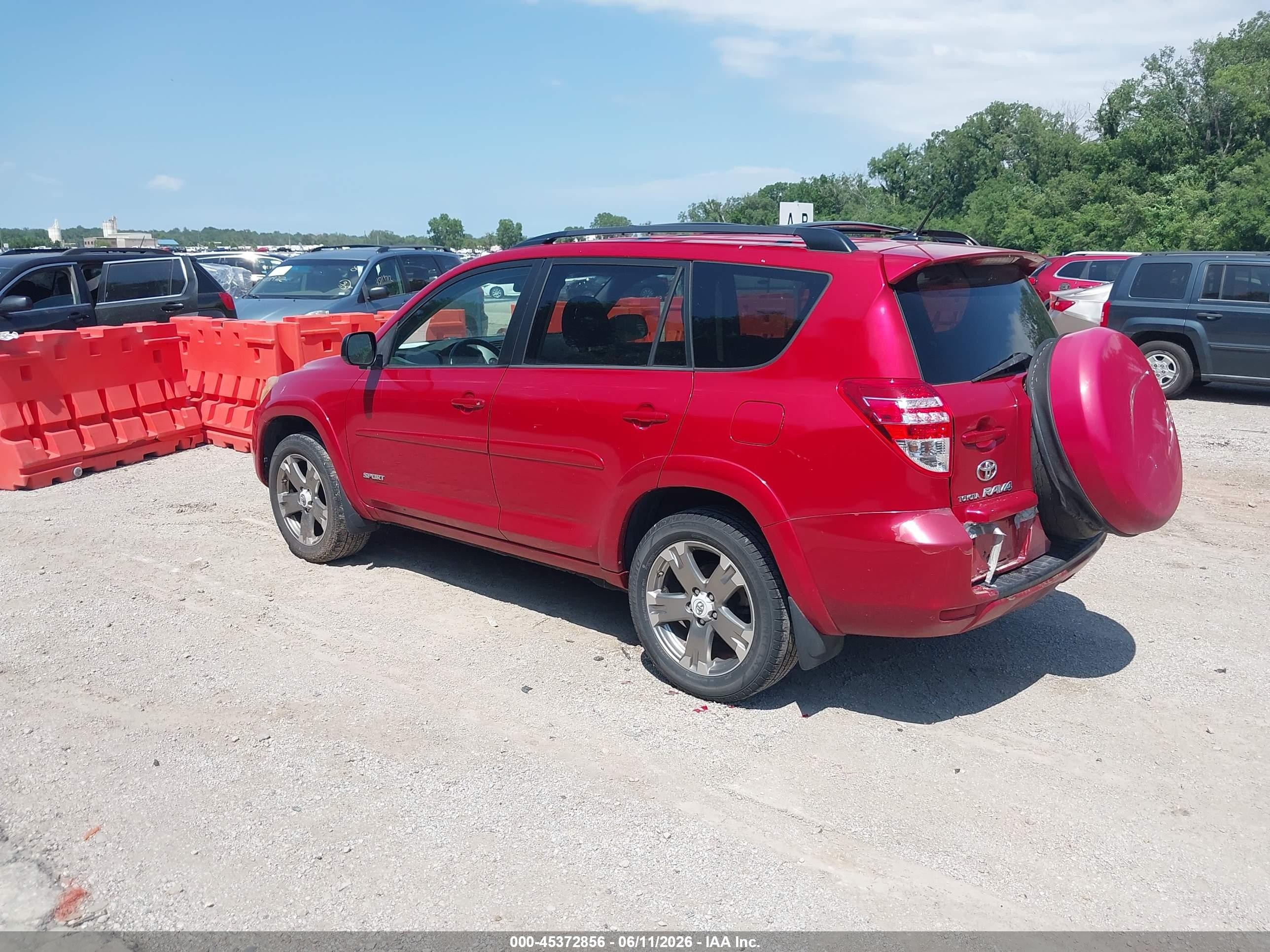 2010 Toyota Rav4 Sport Красный vin: 2T3RF4DVXAW074221