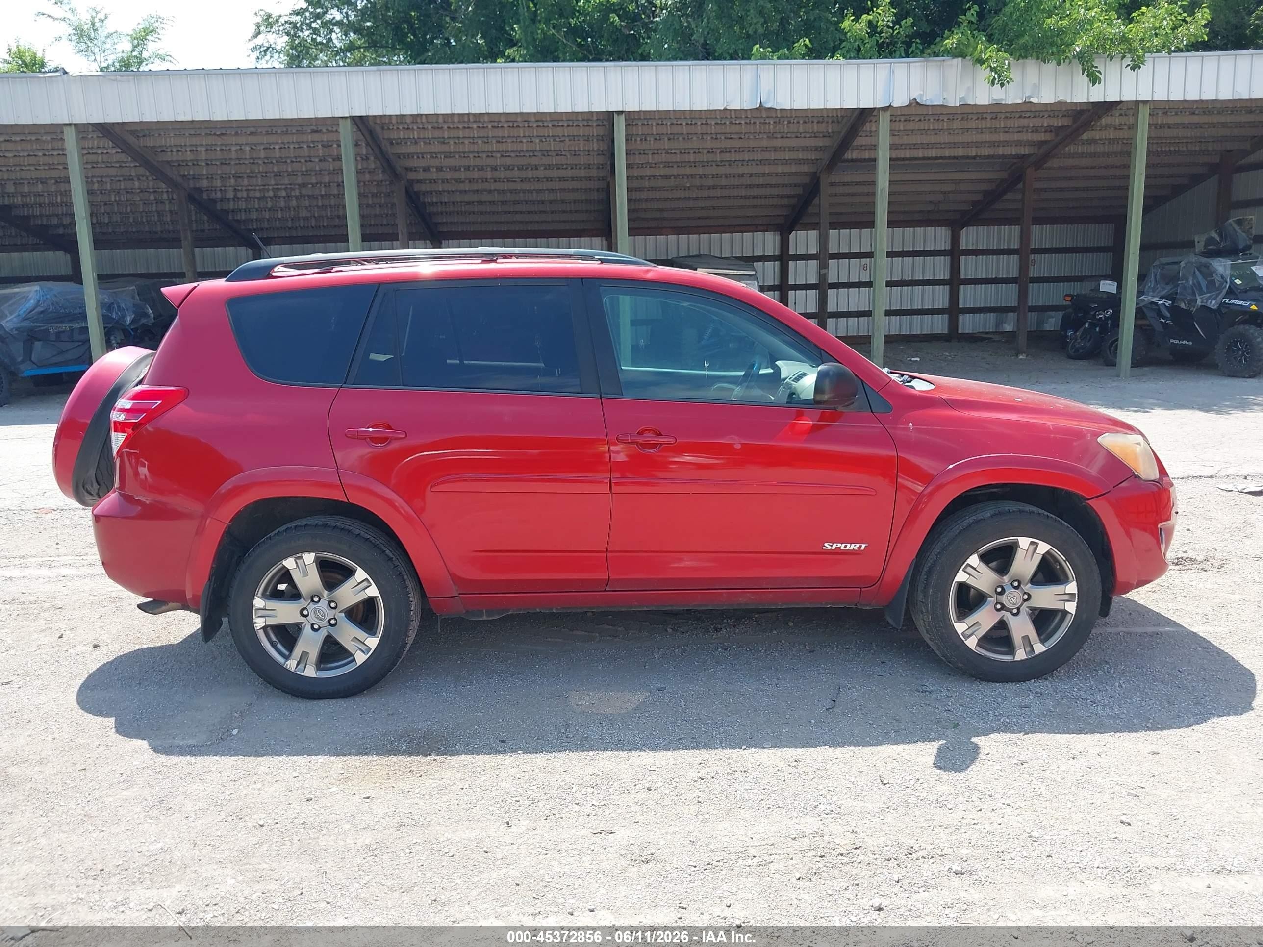 2010 Toyota Rav4 Sport Красный vin: 2T3RF4DVXAW074221