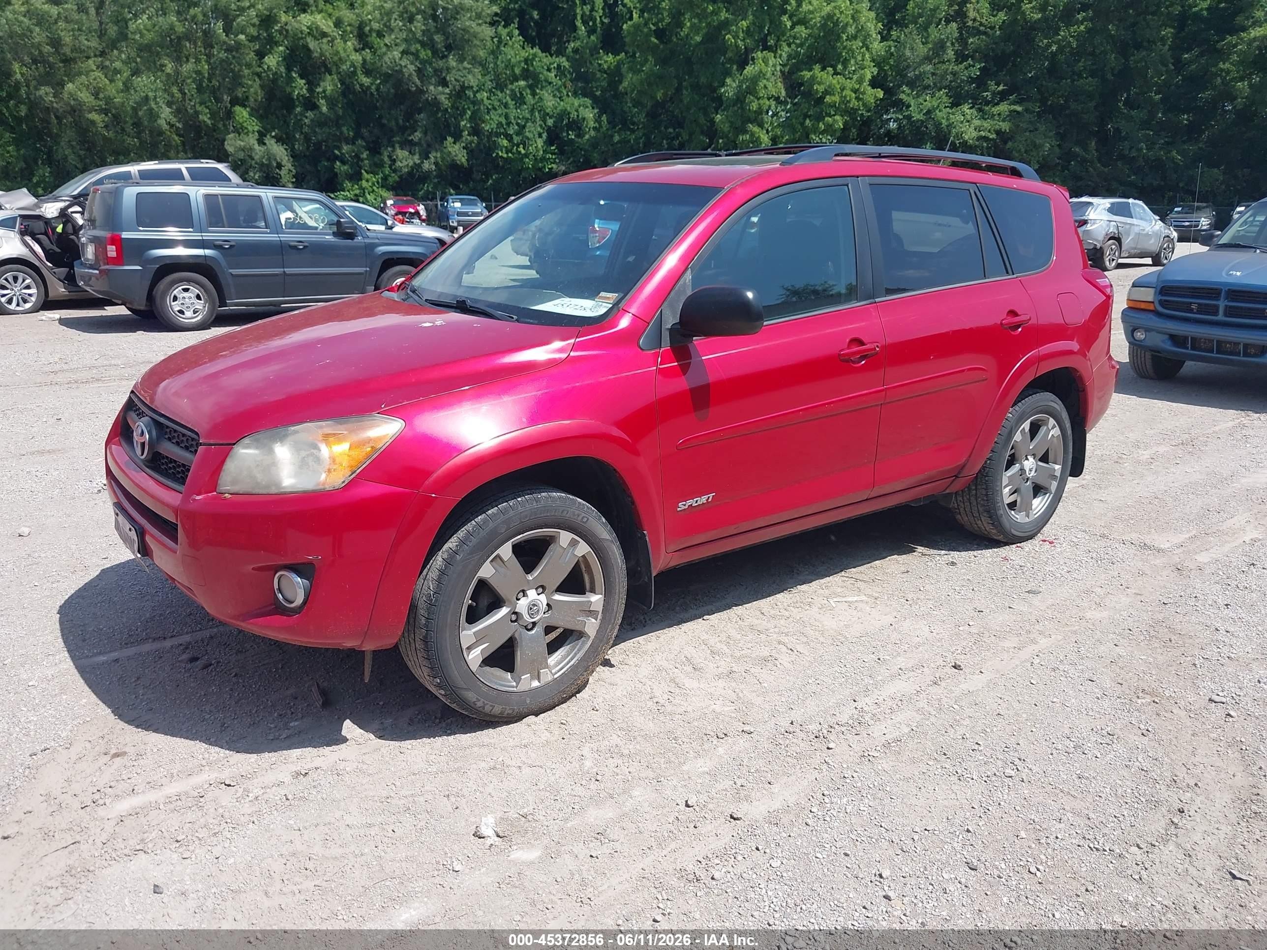 2010 Toyota Rav4 Sport Красный vin: 2T3RF4DVXAW074221