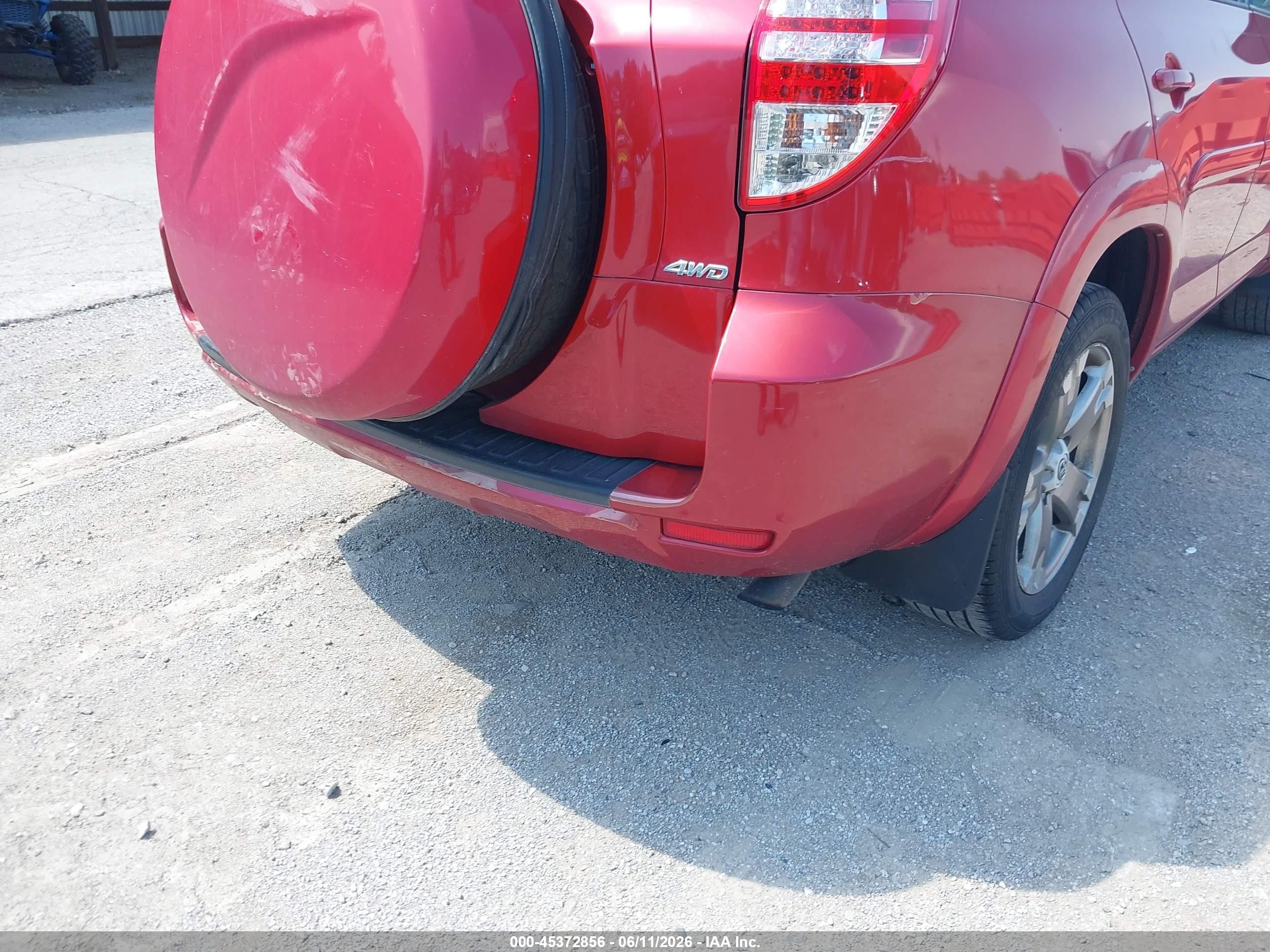 2010 Toyota Rav4 Sport Красный vin: 2T3RF4DVXAW074221