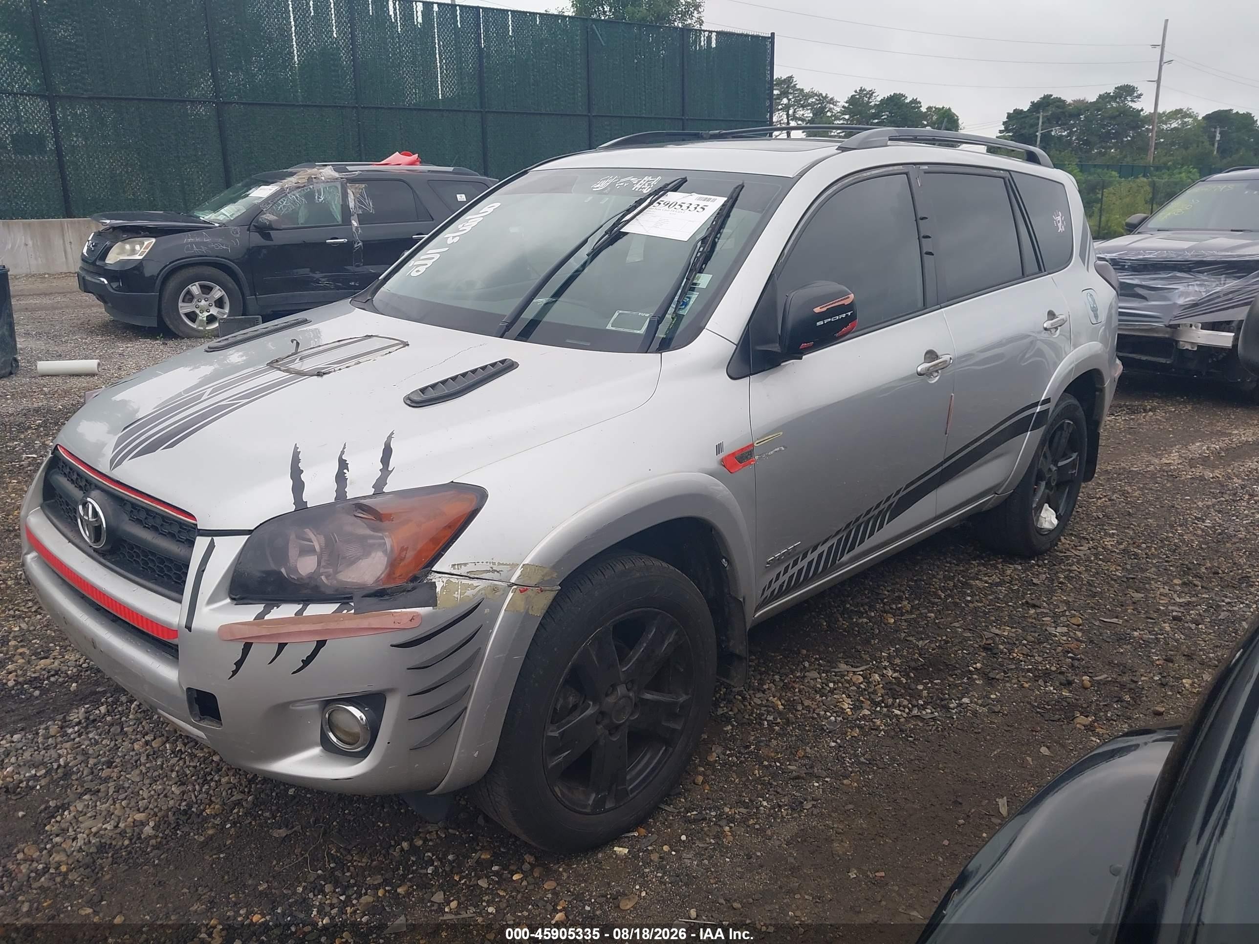 2010 Toyota Rav4 Sport Silver vin: 2T3RF4DVXAW081184