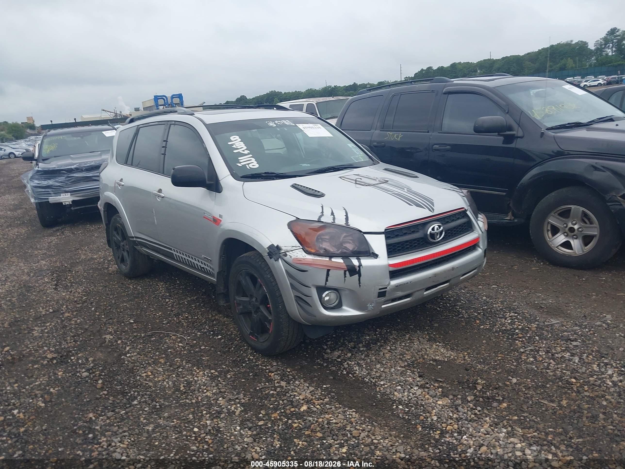 2010 Toyota Rav4 Sport Silver vin: 2T3RF4DVXAW081184
