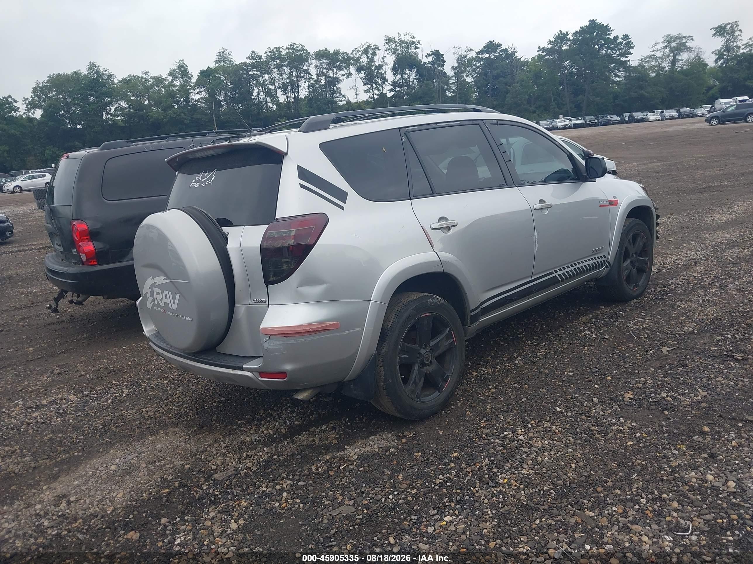 2010 Toyota Rav4 Sport Silver vin: 2T3RF4DVXAW081184