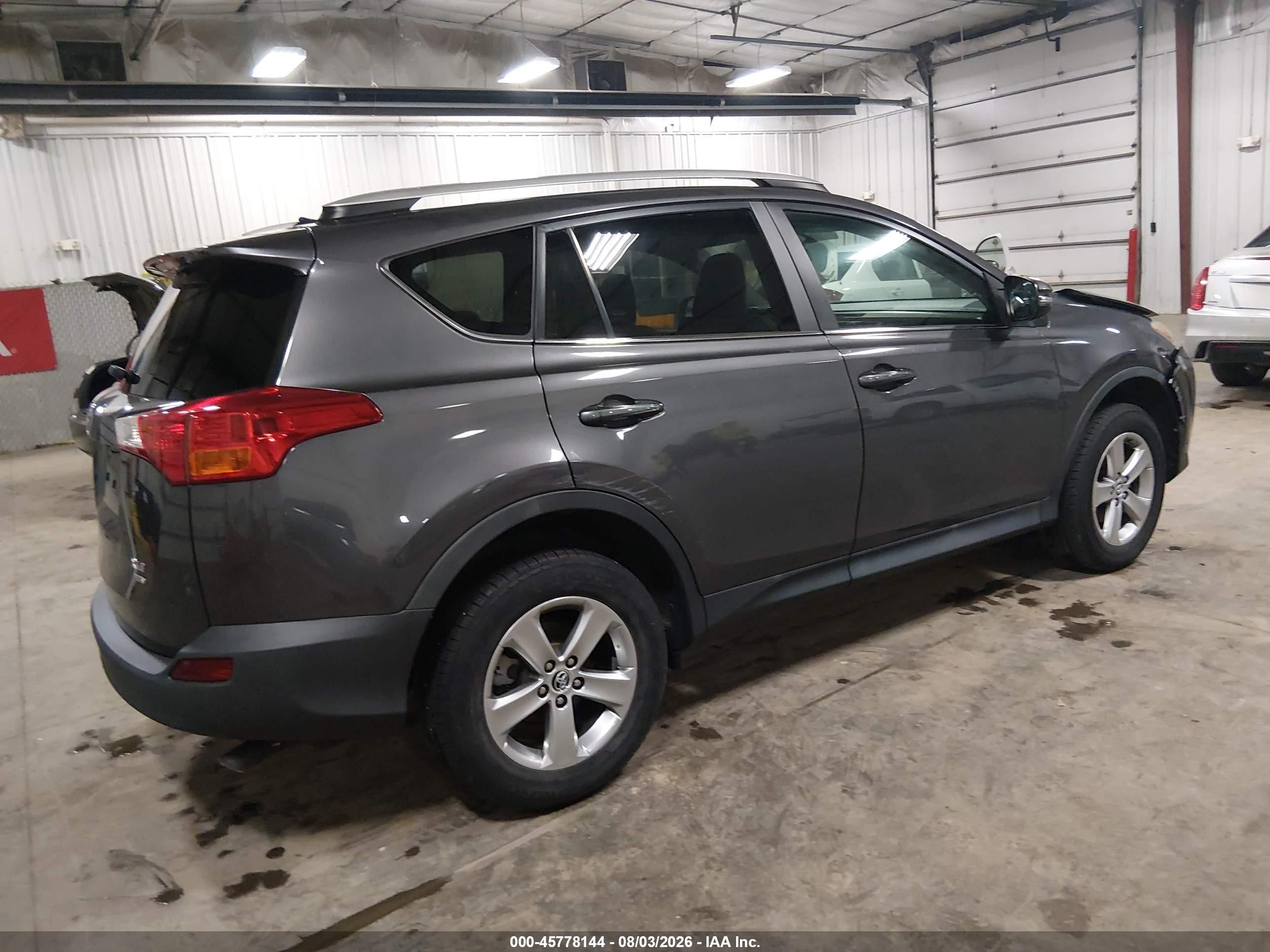 2015 Toyota Rav4 Xle Gray vin: 2T3RFREV9FW370494