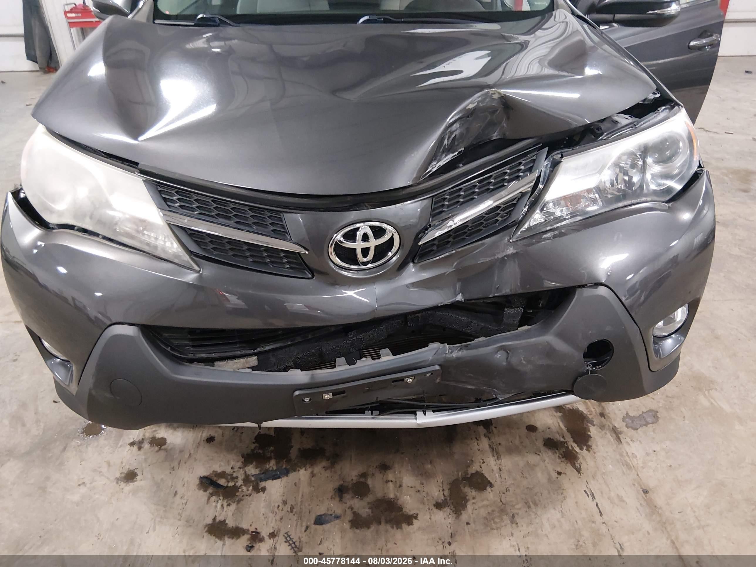 2015 Toyota Rav4 Xle Gray vin: 2T3RFREV9FW370494