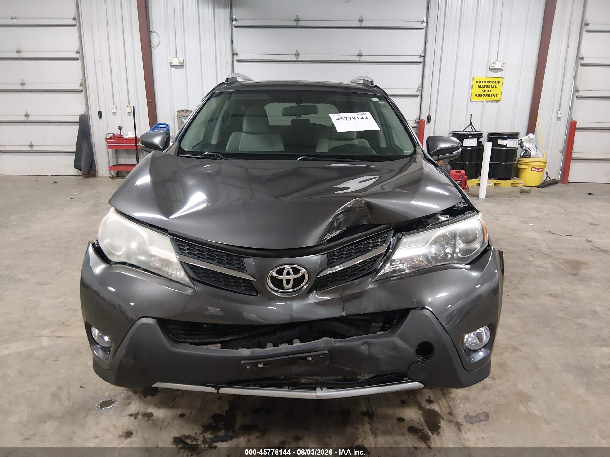 2015 Toyota Rav4 Xle Gray vin: 2T3RFREV9FW370494