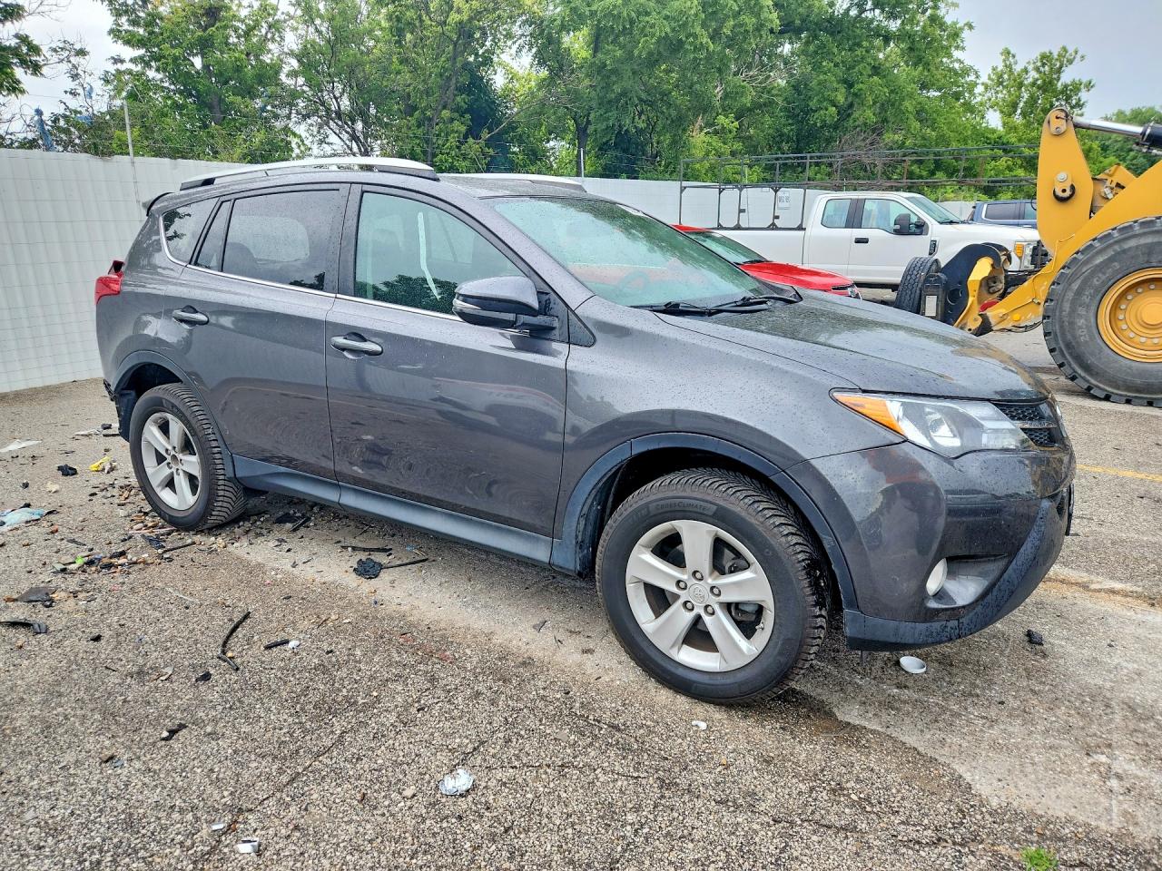 2013 Toyota Rav4 Xle Gray vin: 2T3RFREV0DW021916