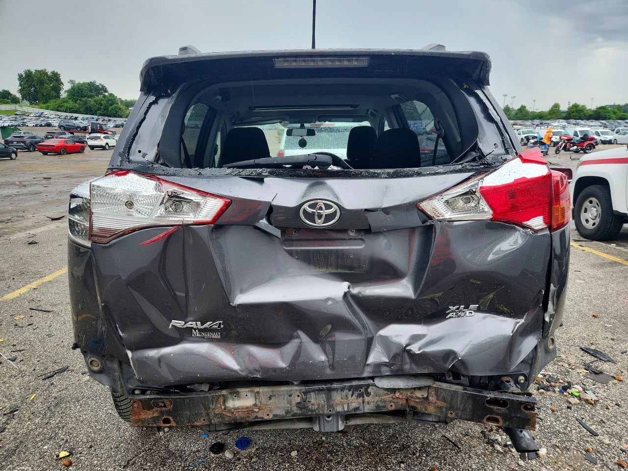2013 Toyota Rav4 Xle Gray vin: 2T3RFREV0DW021916