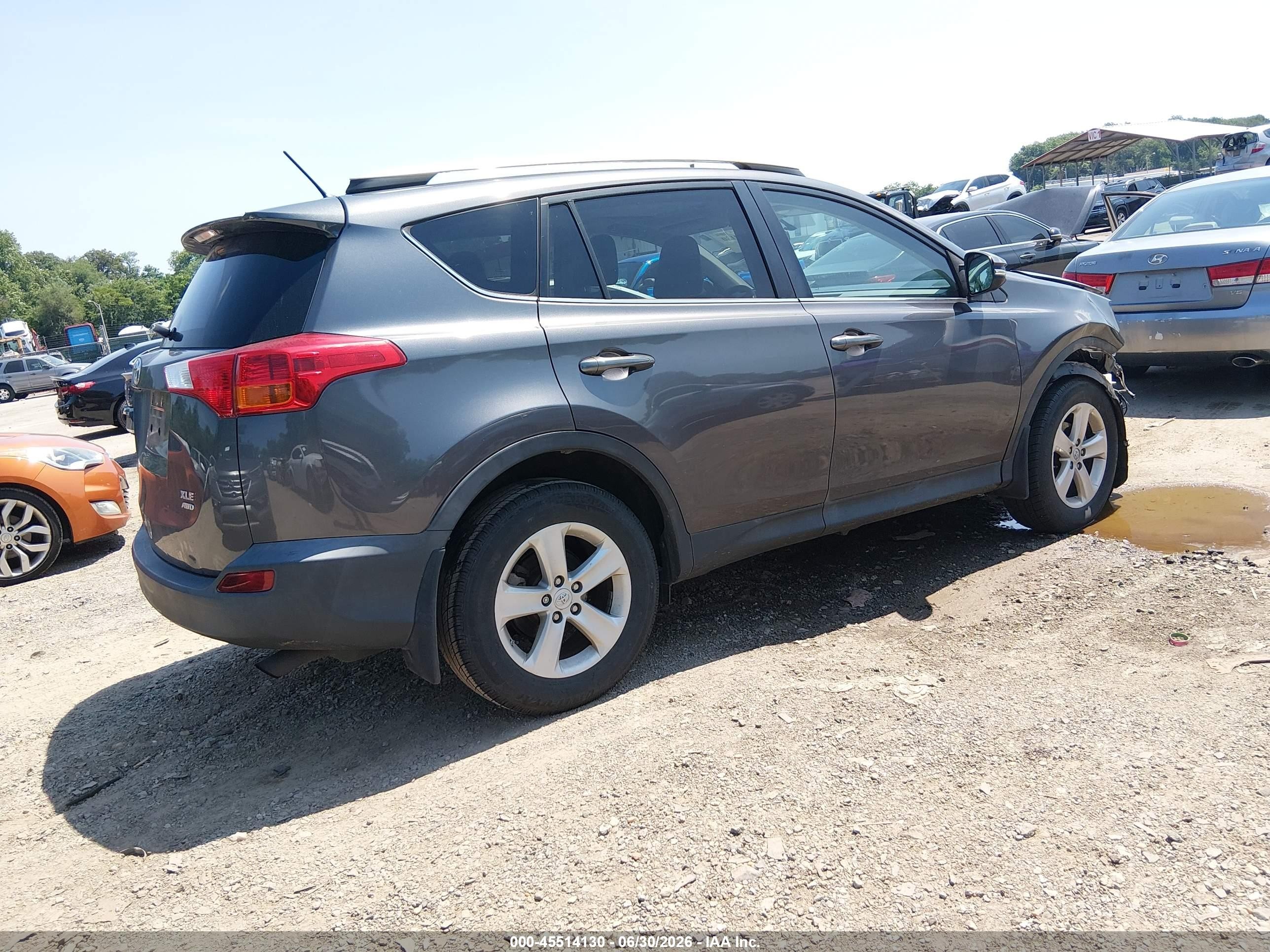 2013 Toyota Rav4 Xle Gray vin: 2T3RFREV0DW036559