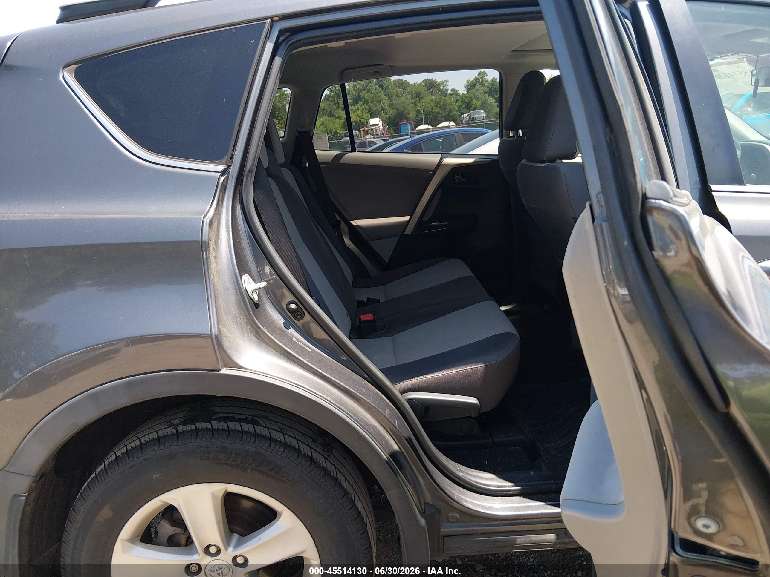 2013 Toyota Rav4 Xle Gray vin: 2T3RFREV0DW036559