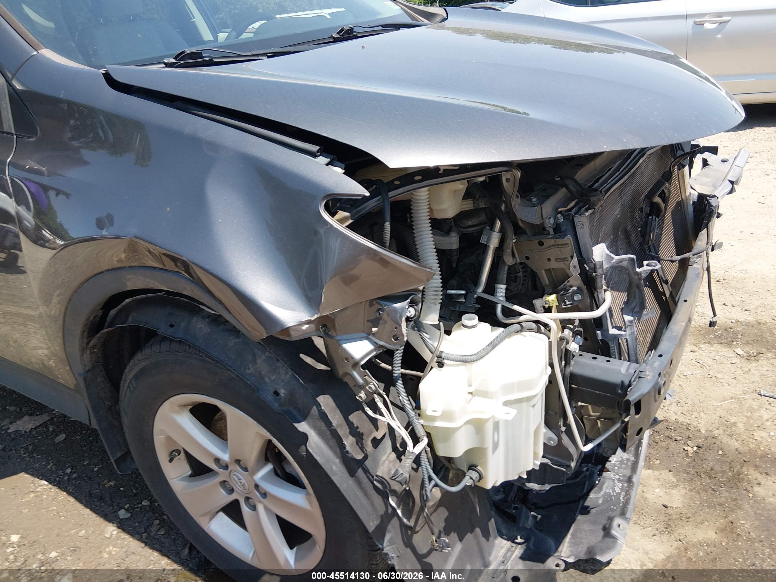 2013 Toyota Rav4 Xle Gray vin: 2T3RFREV0DW036559