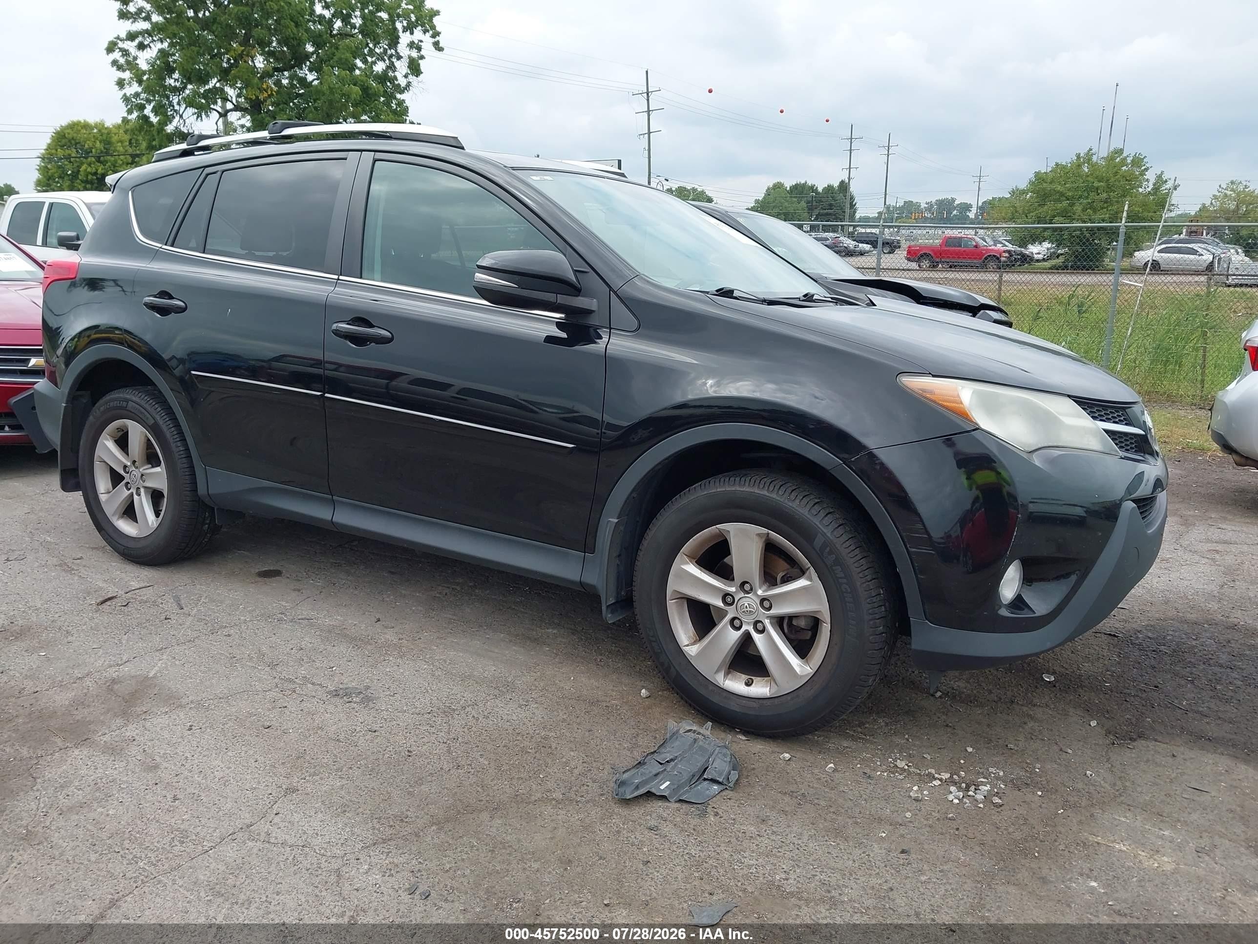 2013 Toyota Rav4 Xle Black vin: 2T3RFREV0DW036674