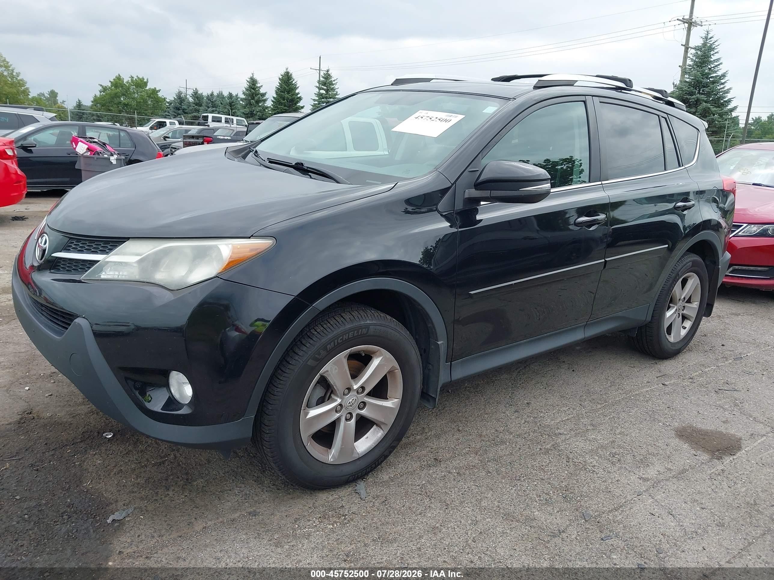 2013 Toyota Rav4 Xle Black vin: 2T3RFREV0DW036674
