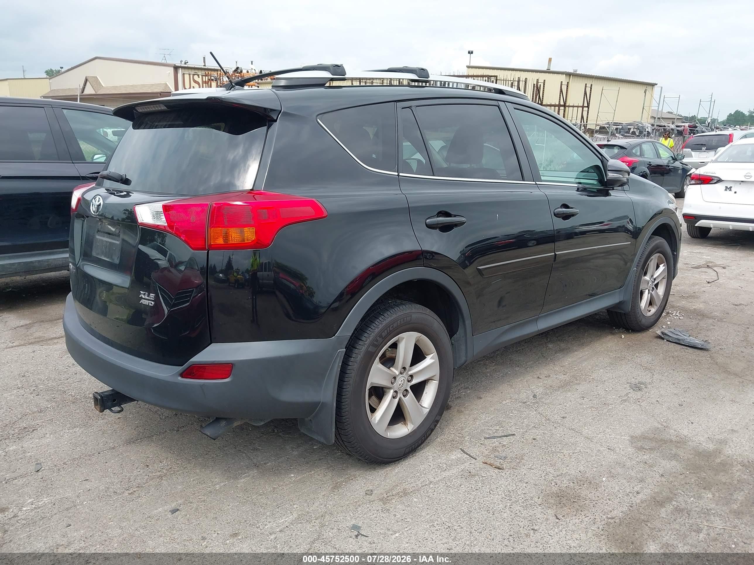 2013 Toyota Rav4 Xle Black vin: 2T3RFREV0DW036674