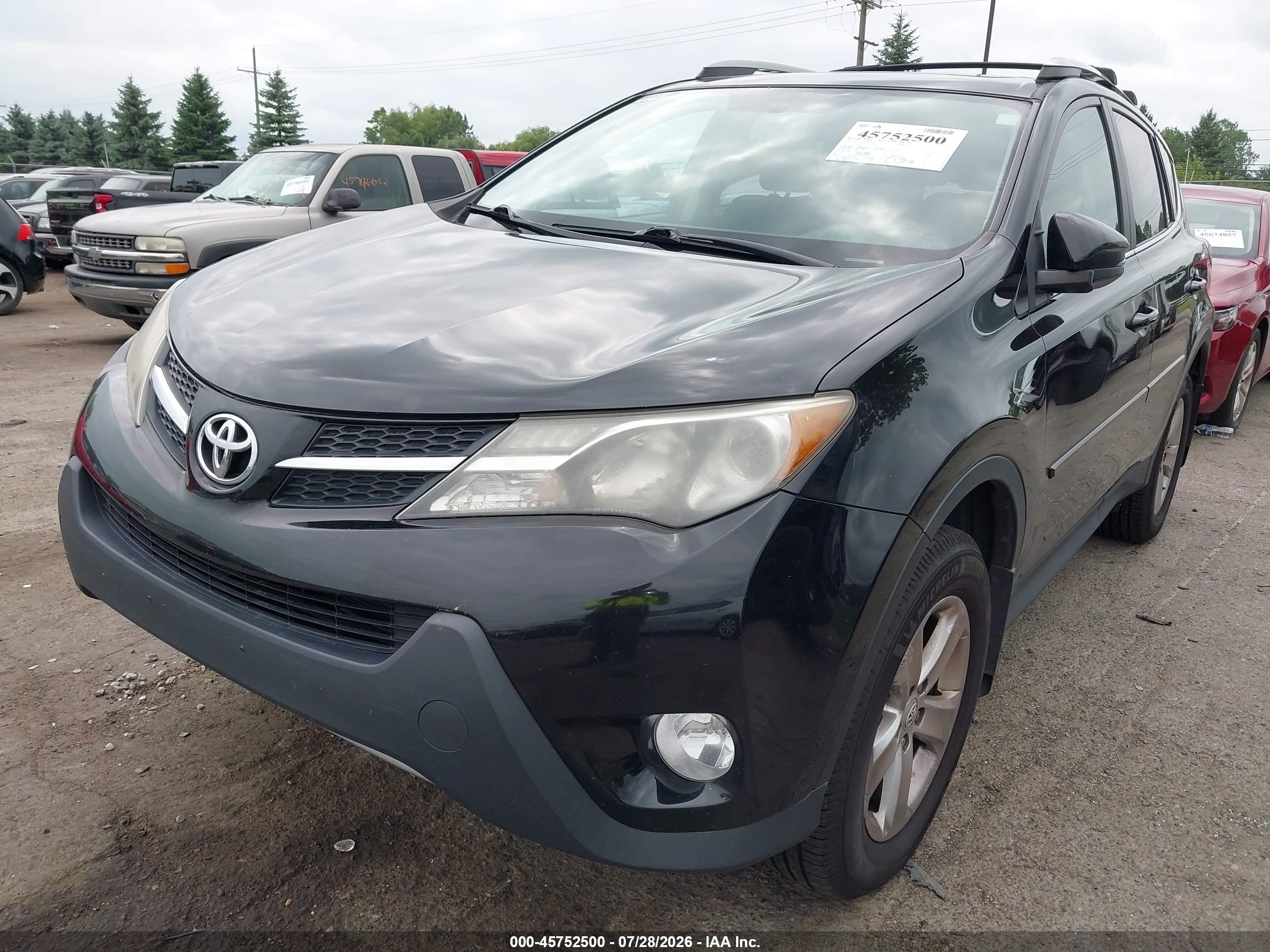 2013 Toyota Rav4 Xle Black vin: 2T3RFREV0DW036674