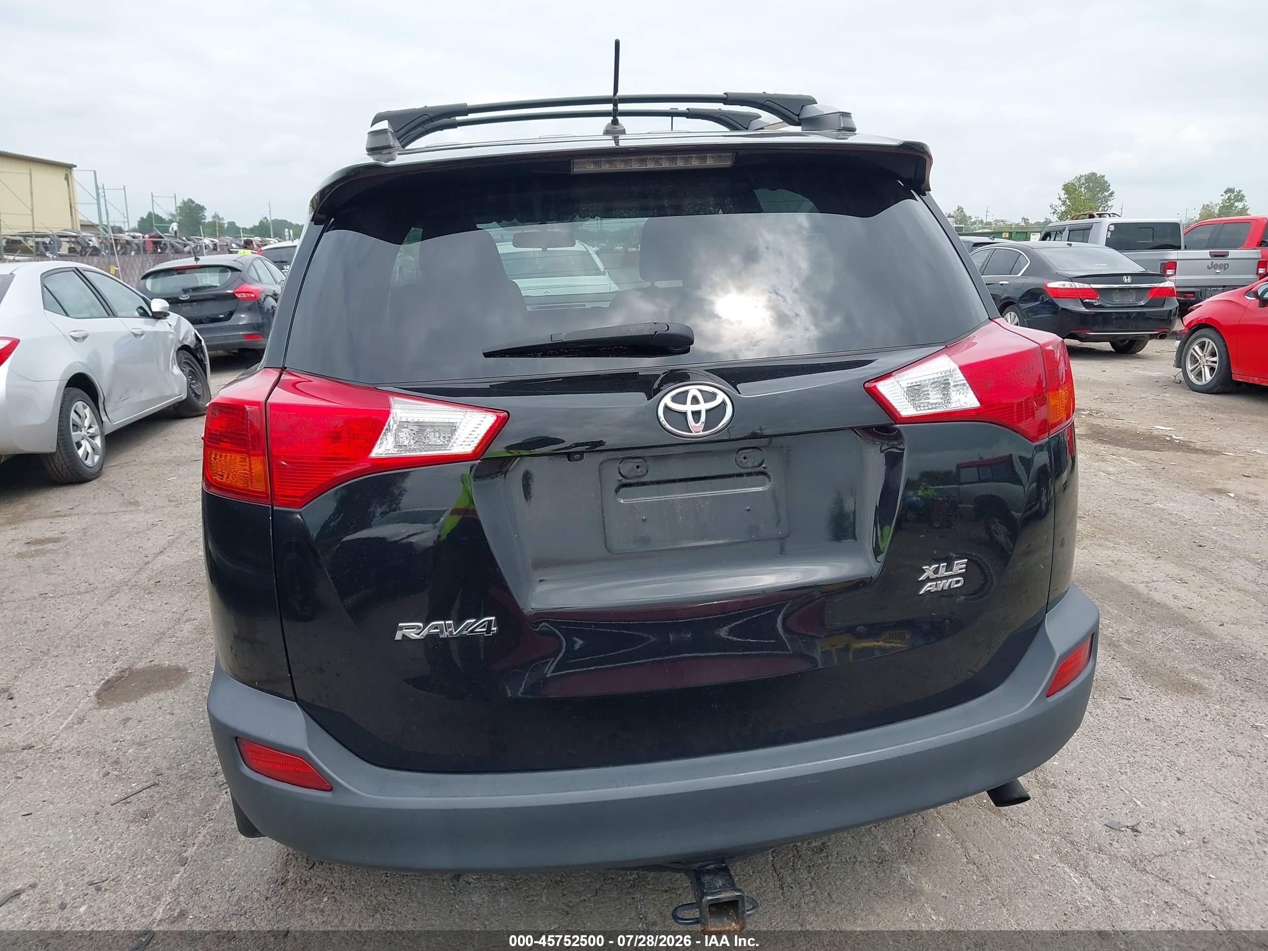 2013 Toyota Rav4 Xle Black vin: 2T3RFREV0DW036674