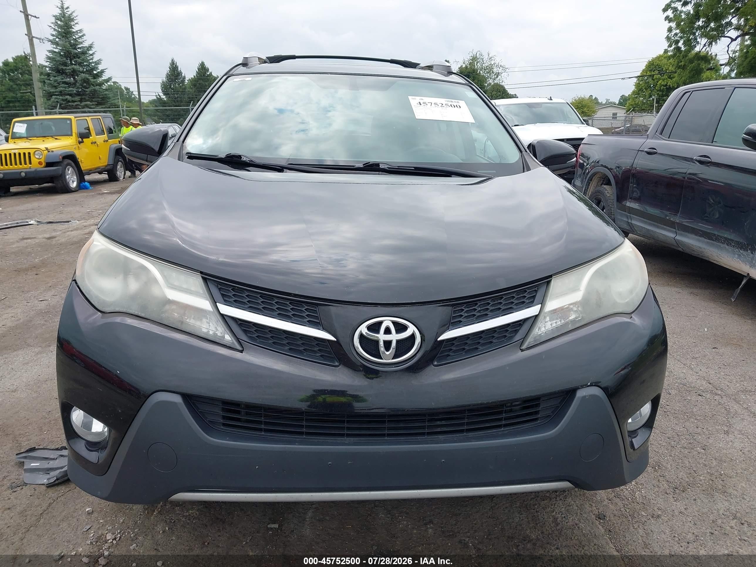 2013 Toyota Rav4 Xle Black vin: 2T3RFREV0DW036674
