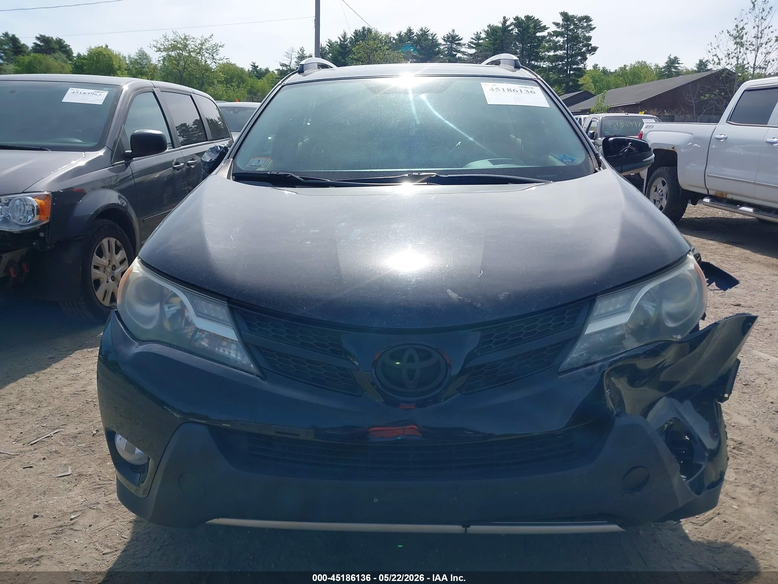 2013 Toyota Rav4 Xle Black vin: 2T3RFREV0DW038134