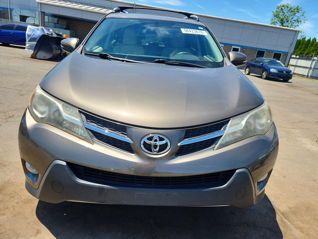2013 Toyota Rav4 Xle Серый vin: 2T3RFREV0DW039008