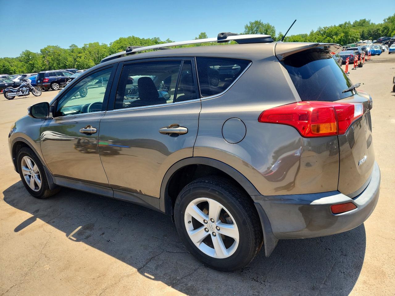 2013 Toyota Rav4 Xle Серый vin: 2T3RFREV0DW039008