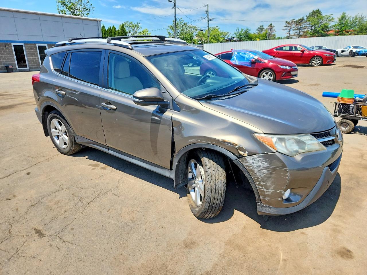 2013 Toyota Rav4 Xle Серый vin: 2T3RFREV0DW039008