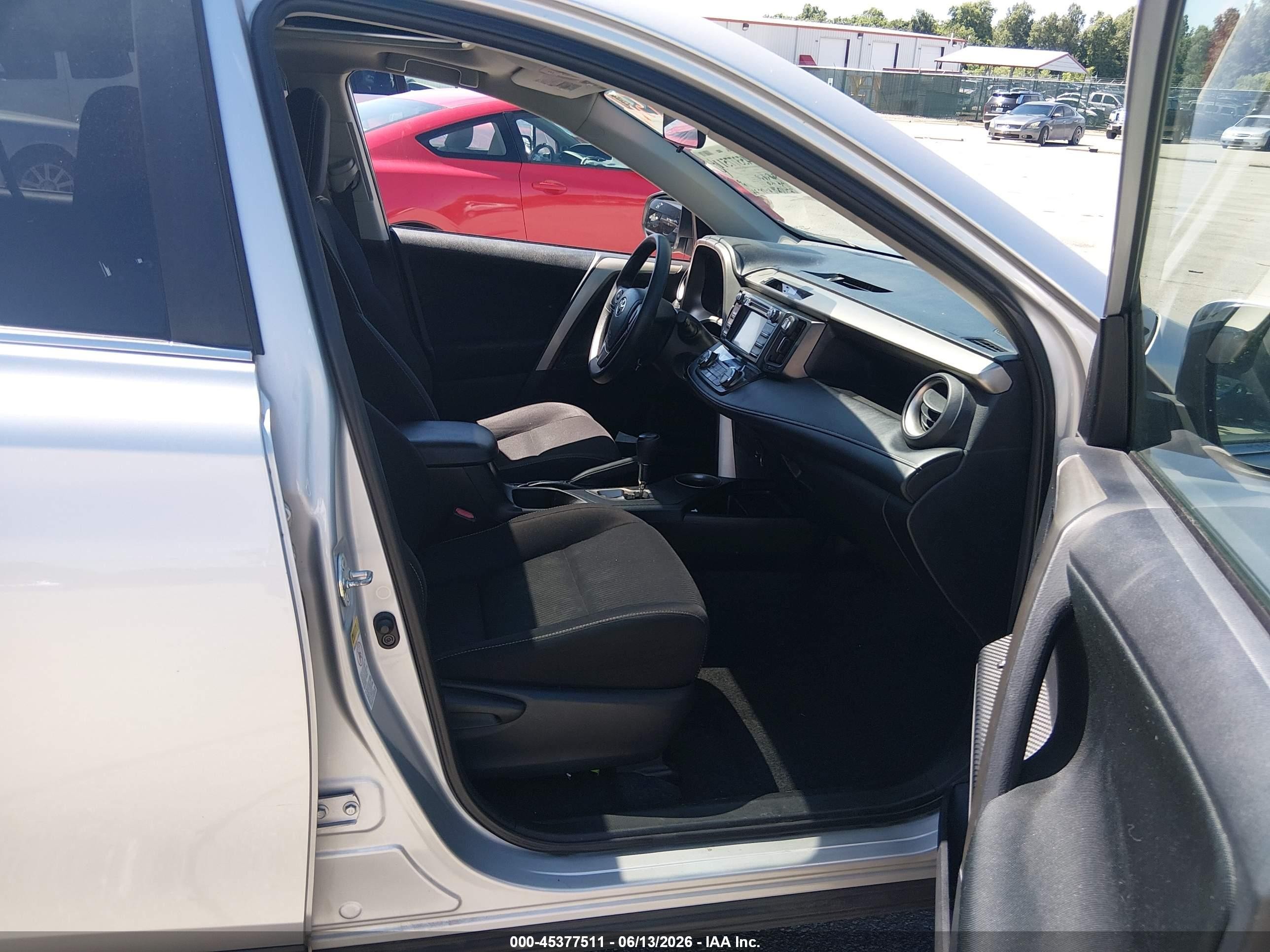 2013 Toyota Rav4 Xle Серый vin: 2T3RFREV0DW042393