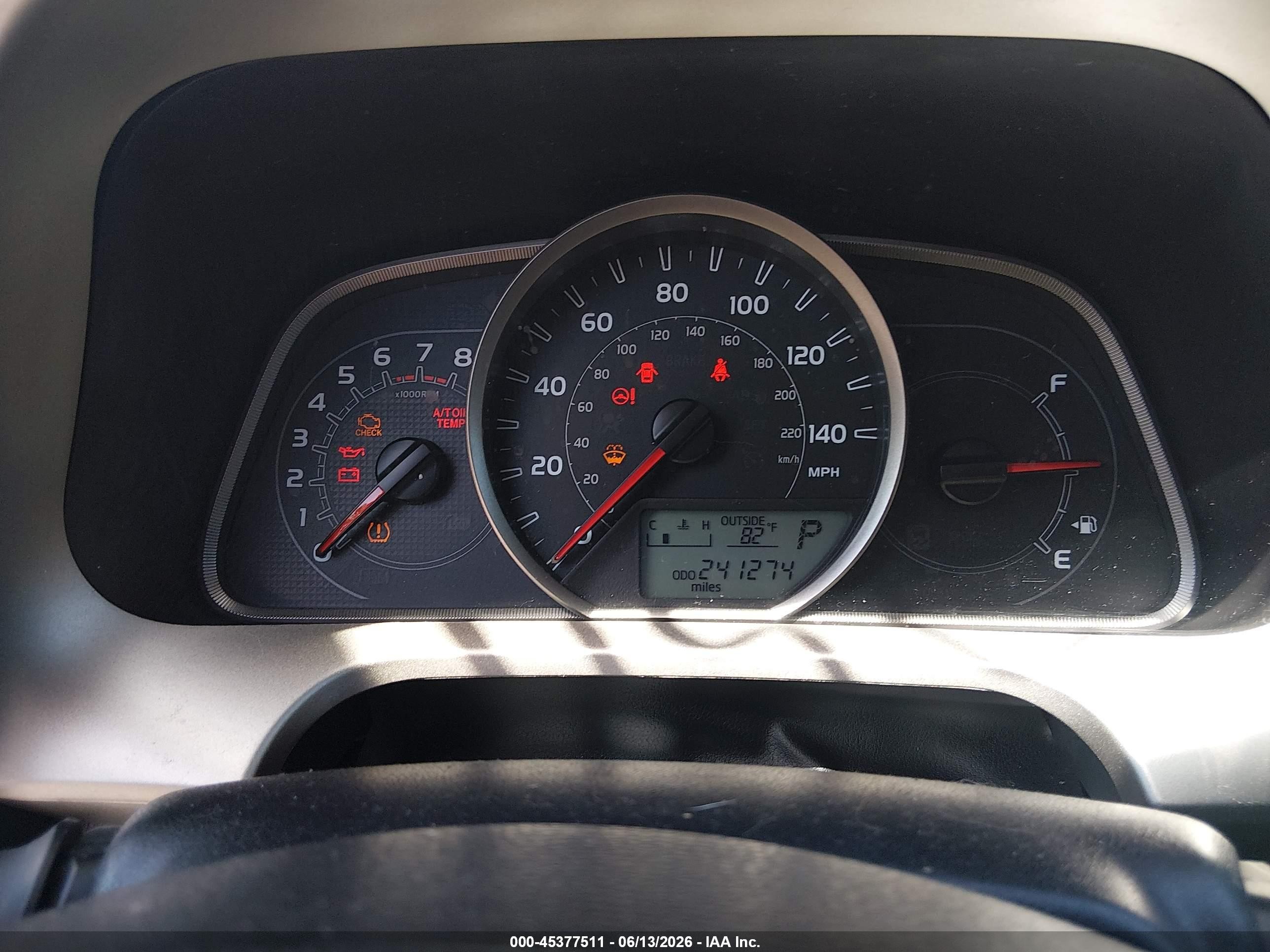 2013 Toyota Rav4 Xle Серый vin: 2T3RFREV0DW042393