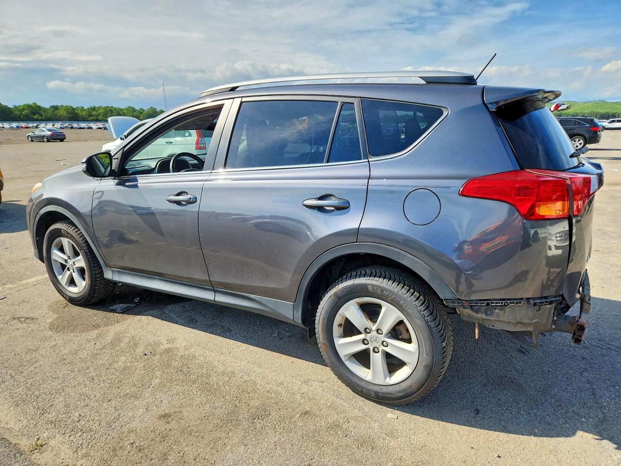 2013 Toyota Rav4 Xle Gray vin: 2T3RFREV0DW059596