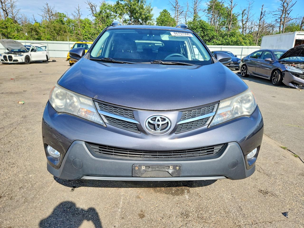 2013 Toyota Rav4 Xle Gray vin: 2T3RFREV0DW059596